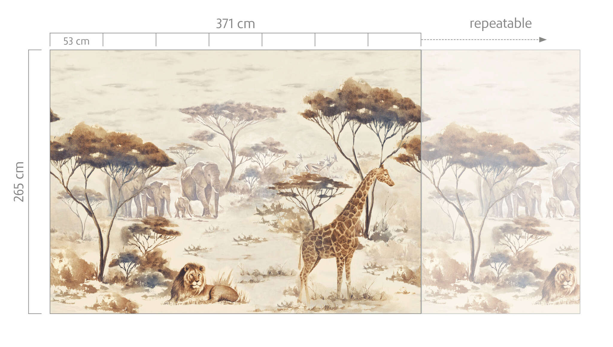 10-363678 Bildauschnitt 1 Wall mural Safari - African Queen III 363678