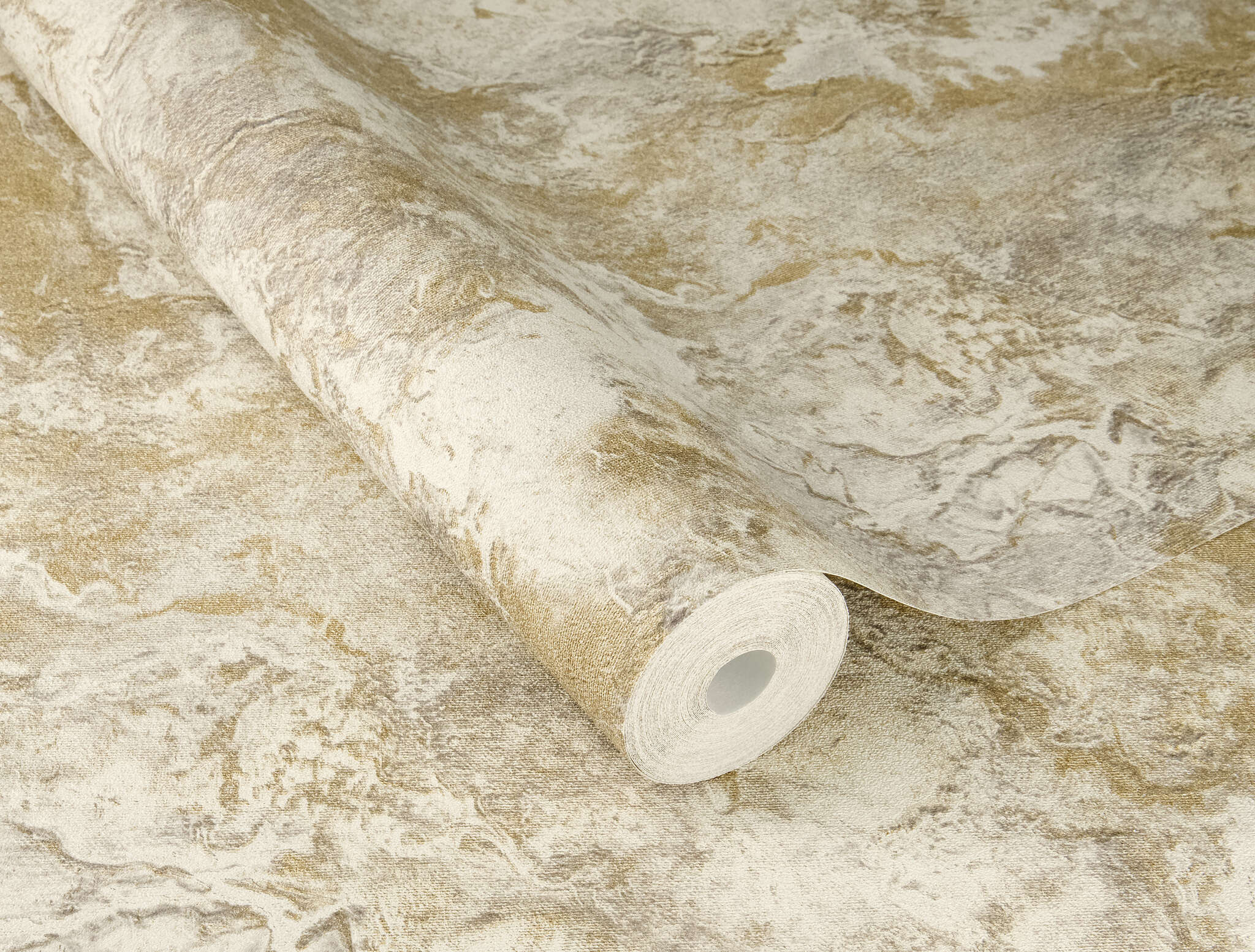 10-497236 Detailaufnahmen 1 Echo non-woven wallpaper in cream - Factory VI 497236