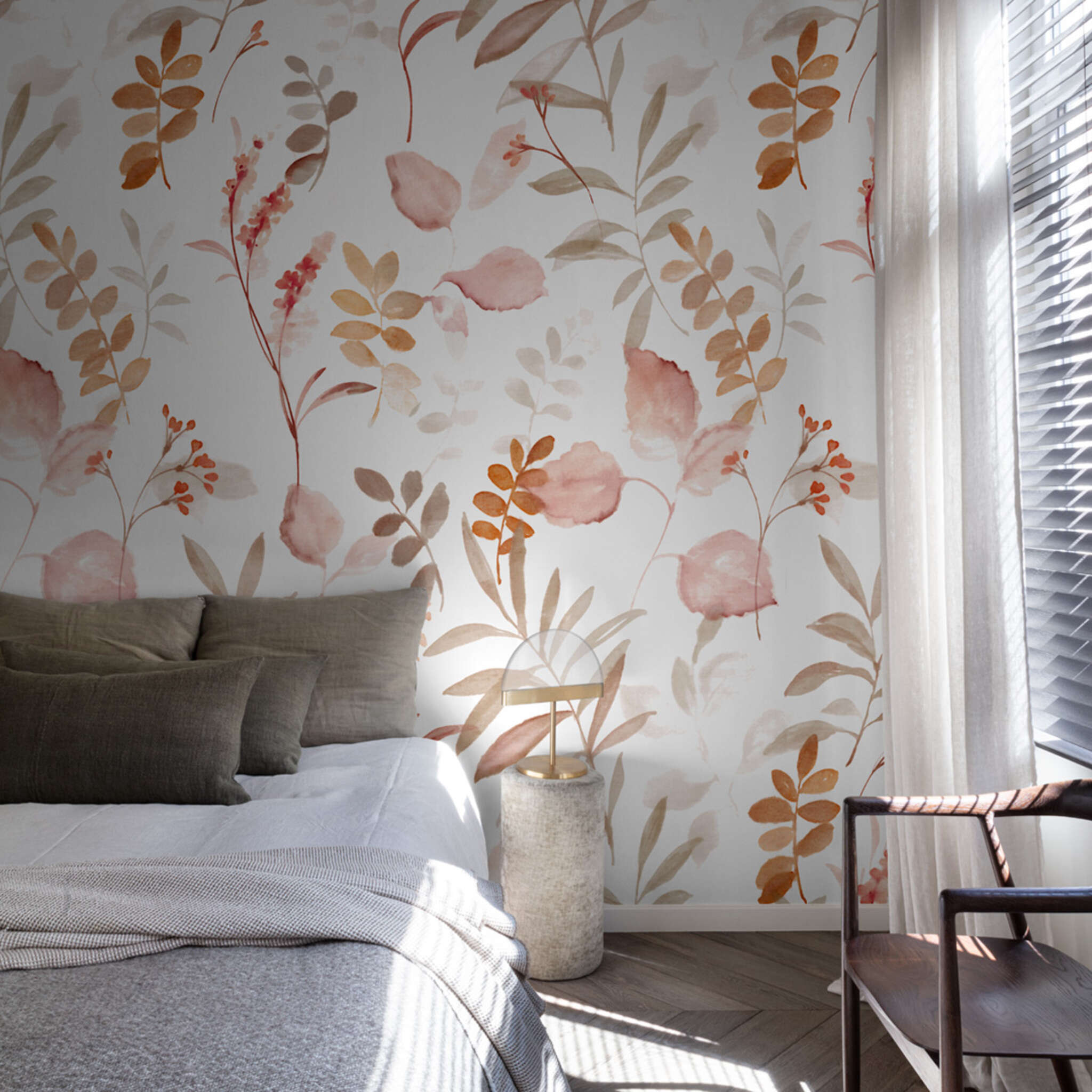 10-300359 Raumsituationen 1 Wall mural Branches in Orange | Roomblush - RB472