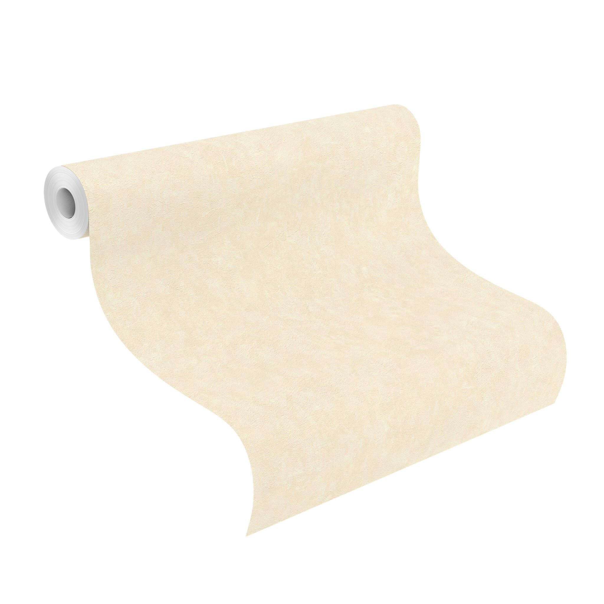 10-818543 Rolle abgerollt 1 Putzoptik Vliestapete in Beige #followusaround 818543