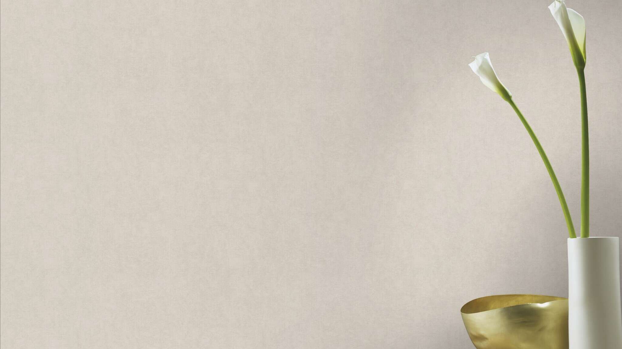 10-285109 Raumsituationen 1 Raum mit Zurückhaltende Tapete mit Putzoptik in neutralem Beigeton für vielseitige Raumgestaltung