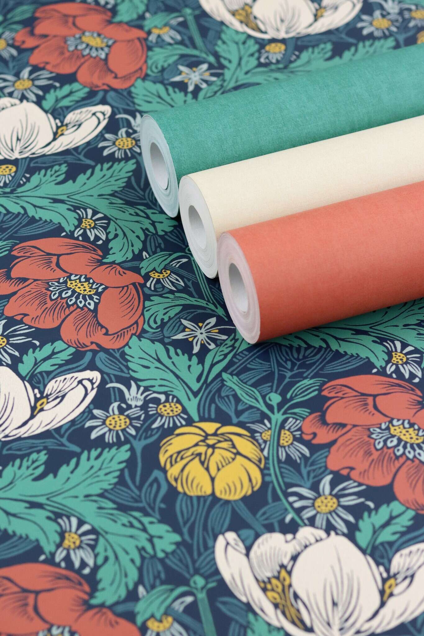 10-552713 Detailaufnahmen 7 Papier peint intissé aspect textile vert 552713