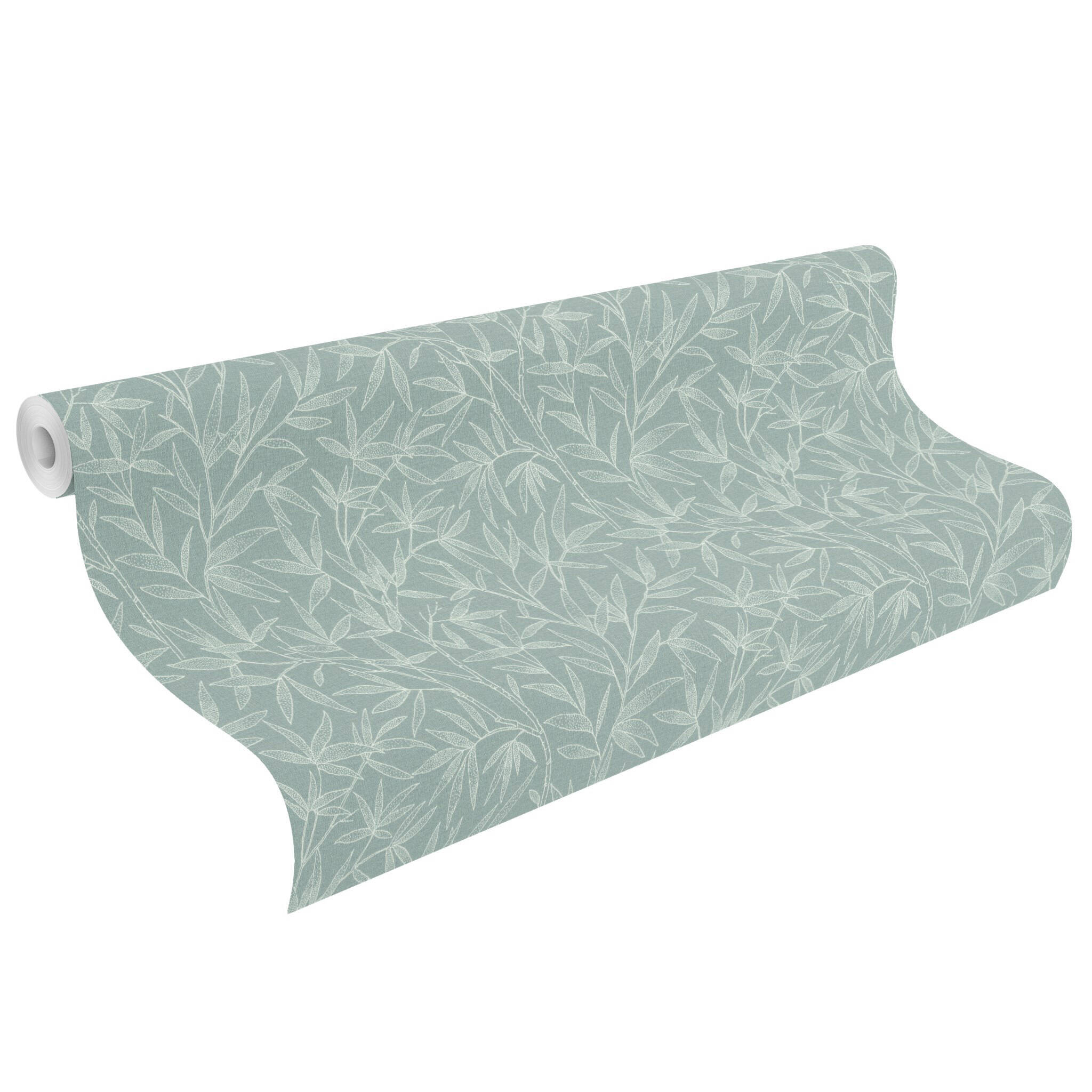 10-983159 Rolle abgerollt 1 Non-woven wallpaper in blue-petrol Novella XL 983159