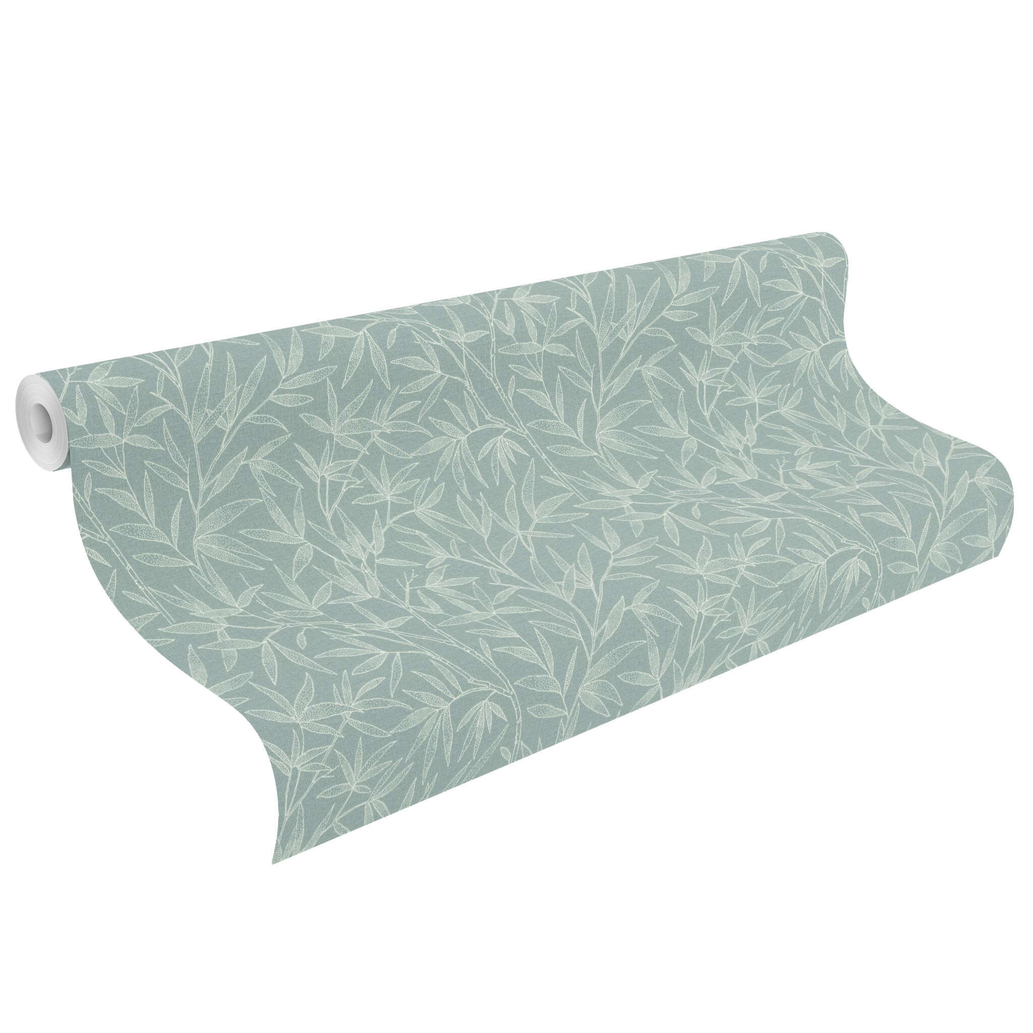 10-983159 Rolle abgerollt 1 Non-woven wallpaper in blue-petrol Novella XL 983159