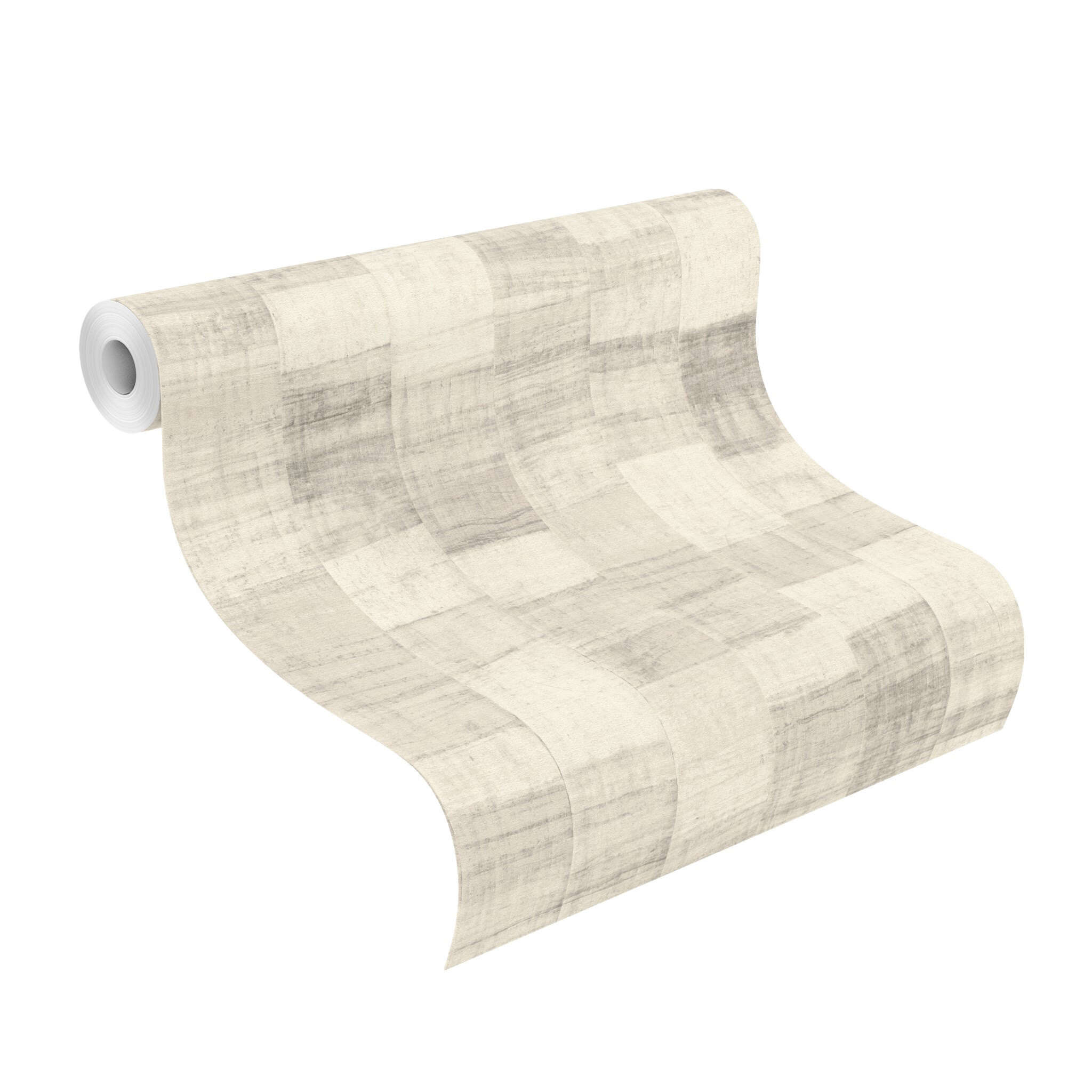 10-570946 Rolle abgerollt 1 Non-woven wallpaper in gray Back To Nature 570946