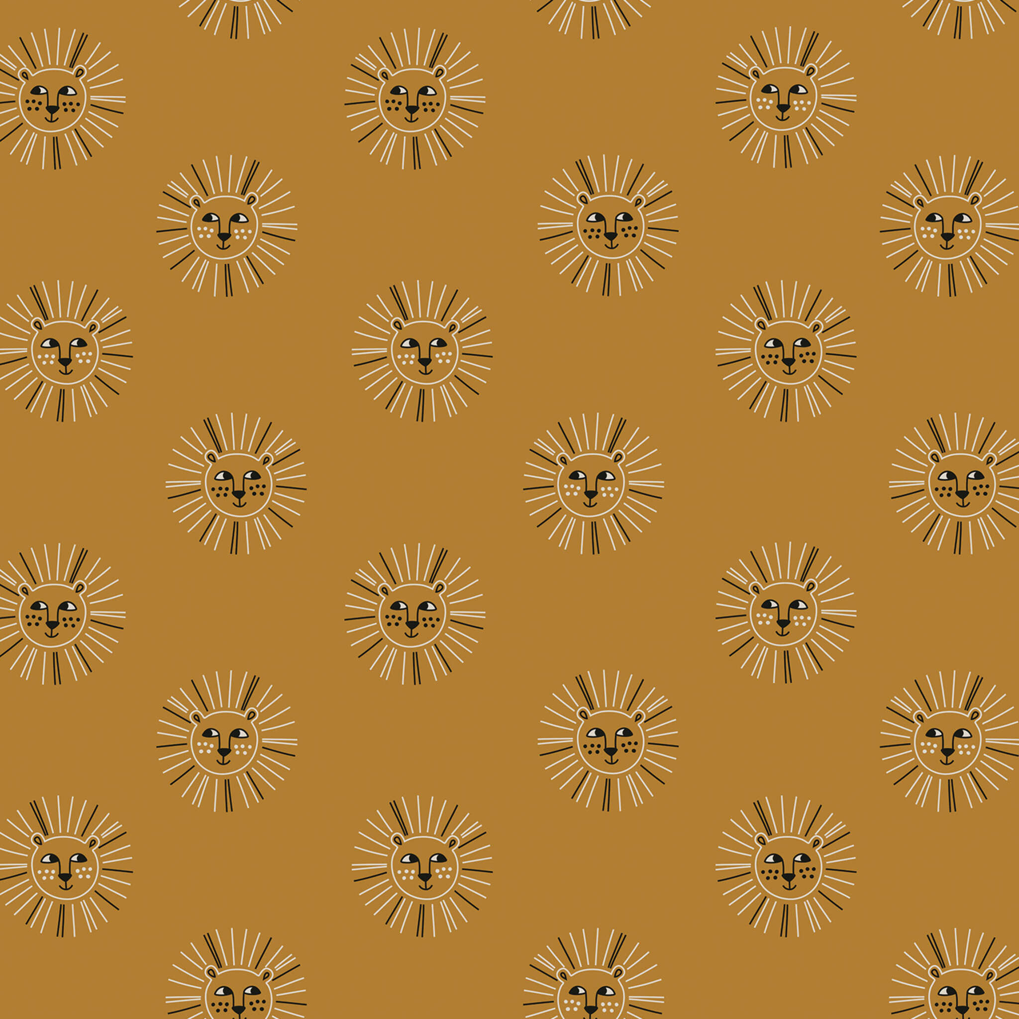 Wall mural Leo in Brown | Roomblush - RB346