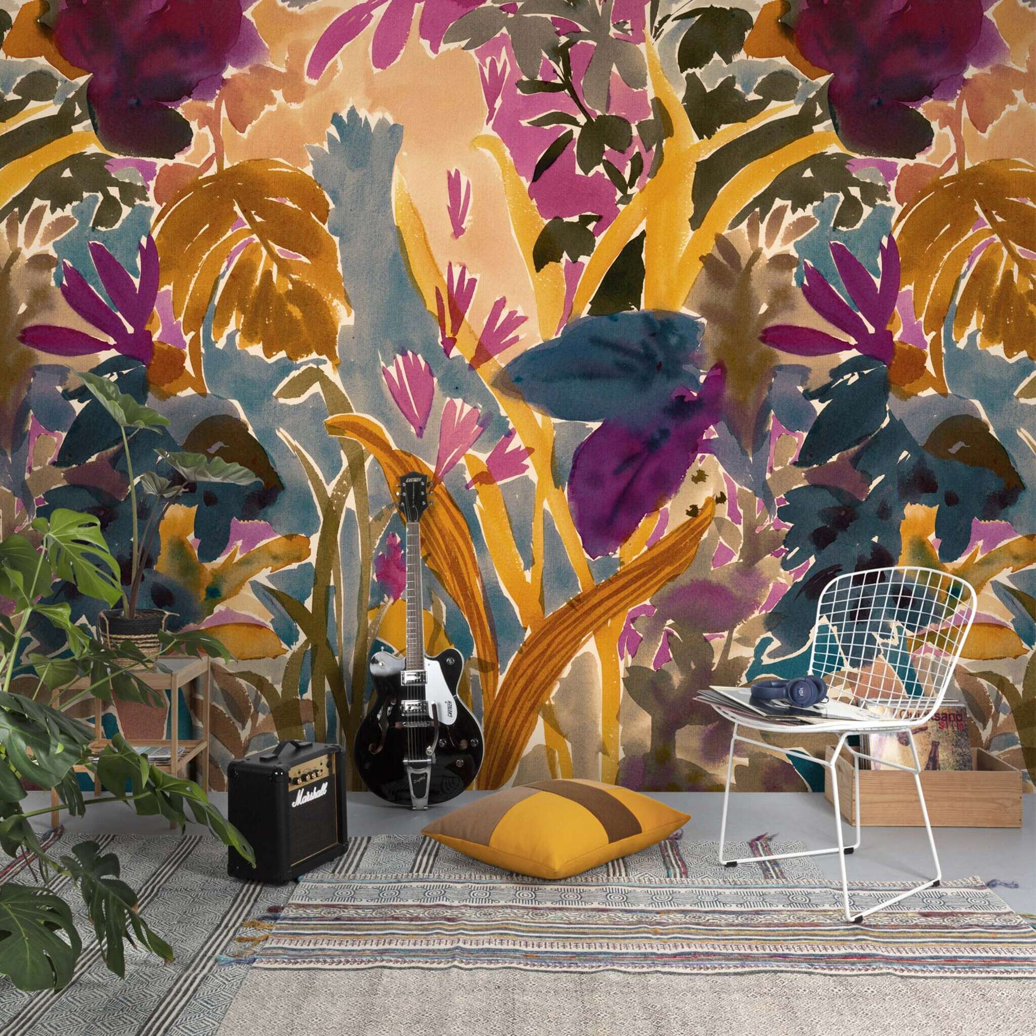 10-300346 Raumsituationen 1 Wall mural Honey in Pink | Roomblush - RB459