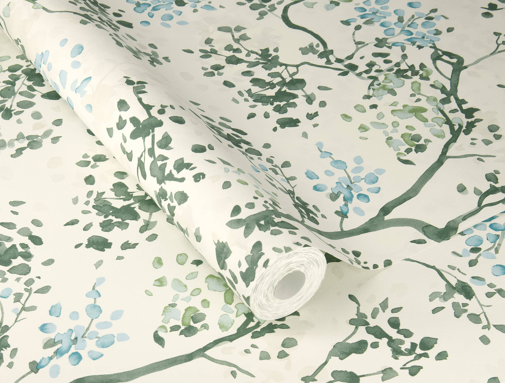 10-791747 Detailaufnahmen 1 Non-woven wallpaper in green Selection vinyl/non-woven 791747
