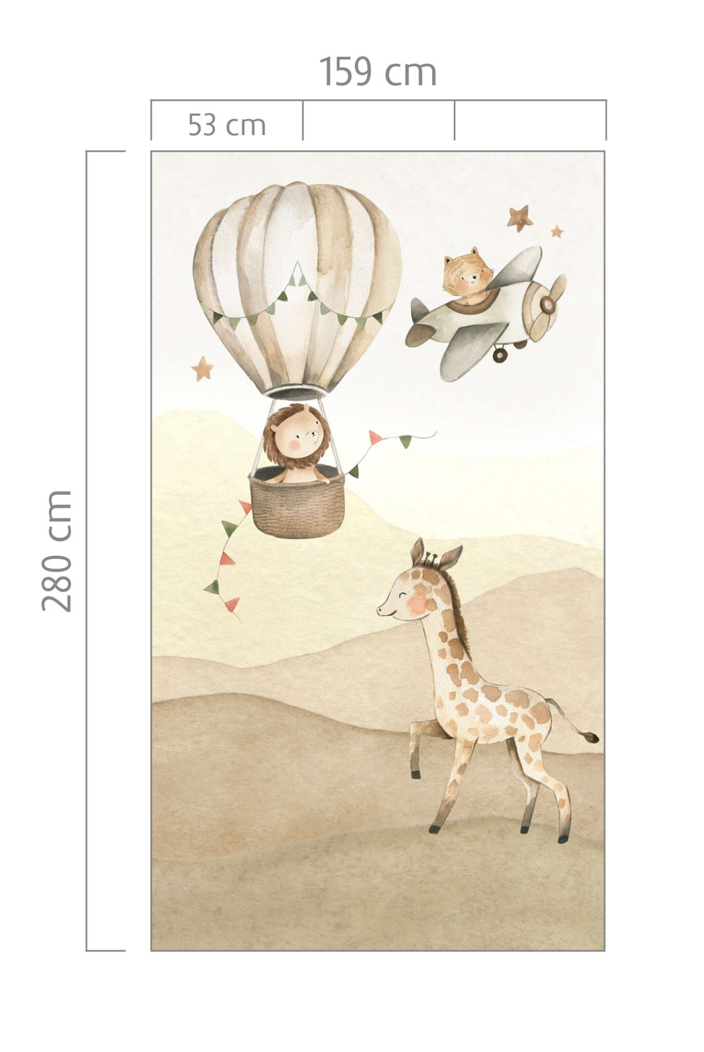 10-367997 Bildauschnitt 1 Vliestapete in Beige Kids World II 367997