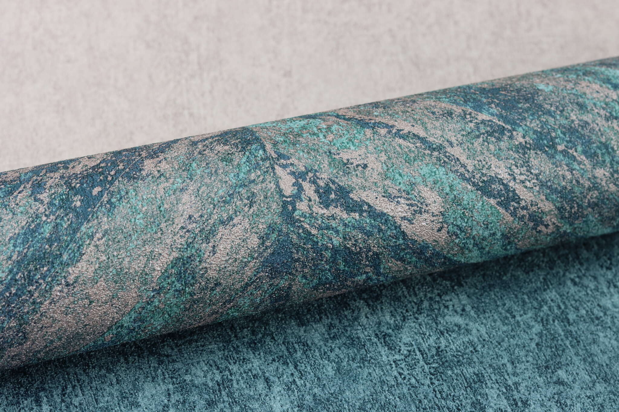 10-617122 Detailaufnahmen 20 Detailed image of Single-colour wallpaper with a rough plaster look