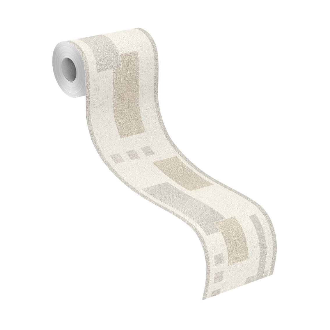 10-808605 Rolle abgerollt 1 Bordure en non-tissé gris Selection Vinyle/non-tissé 808605