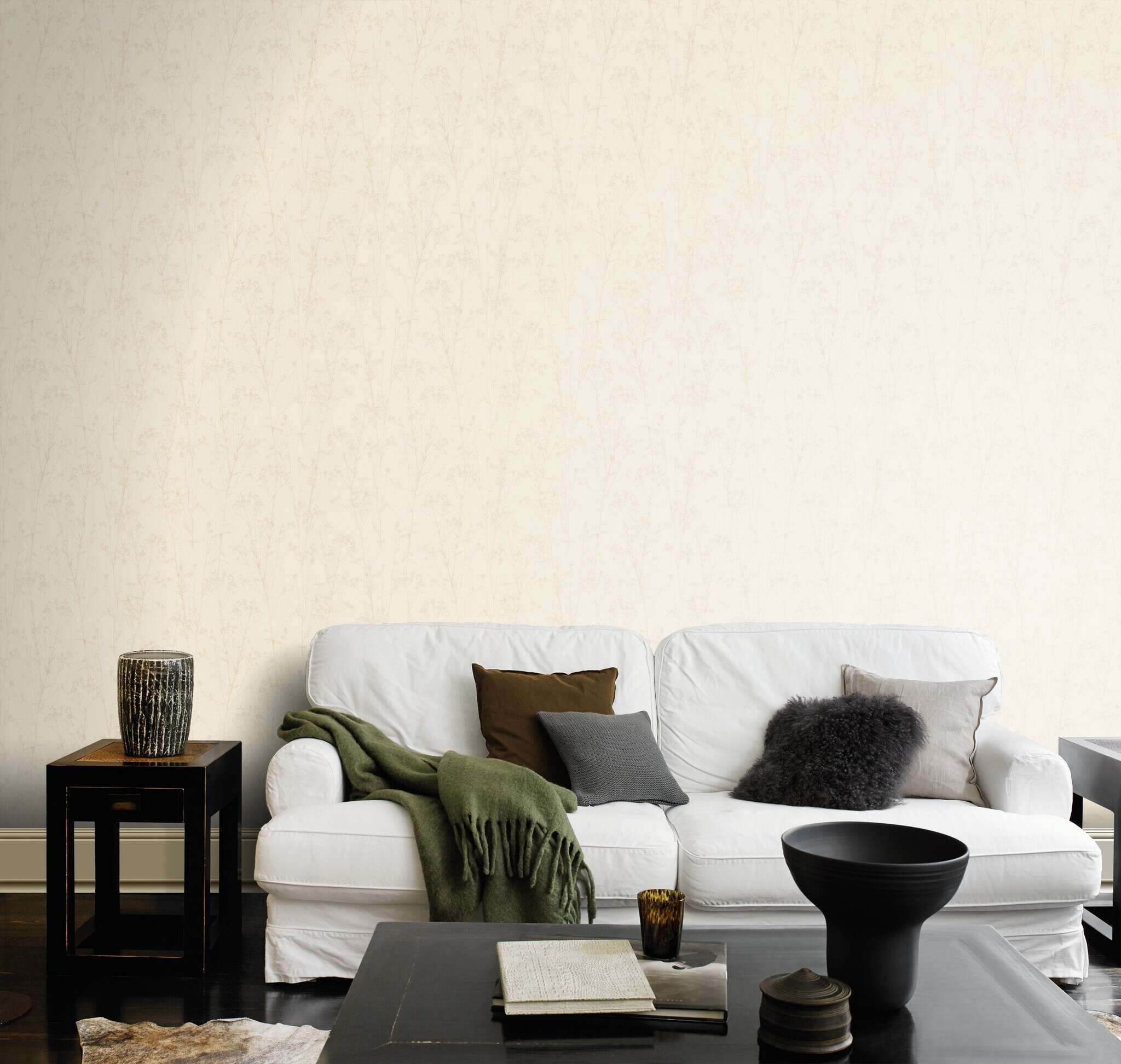 10-582130 Raumsituationen 4 Non-woven wallpaper in beige Selection vinyl/non-woven 582130