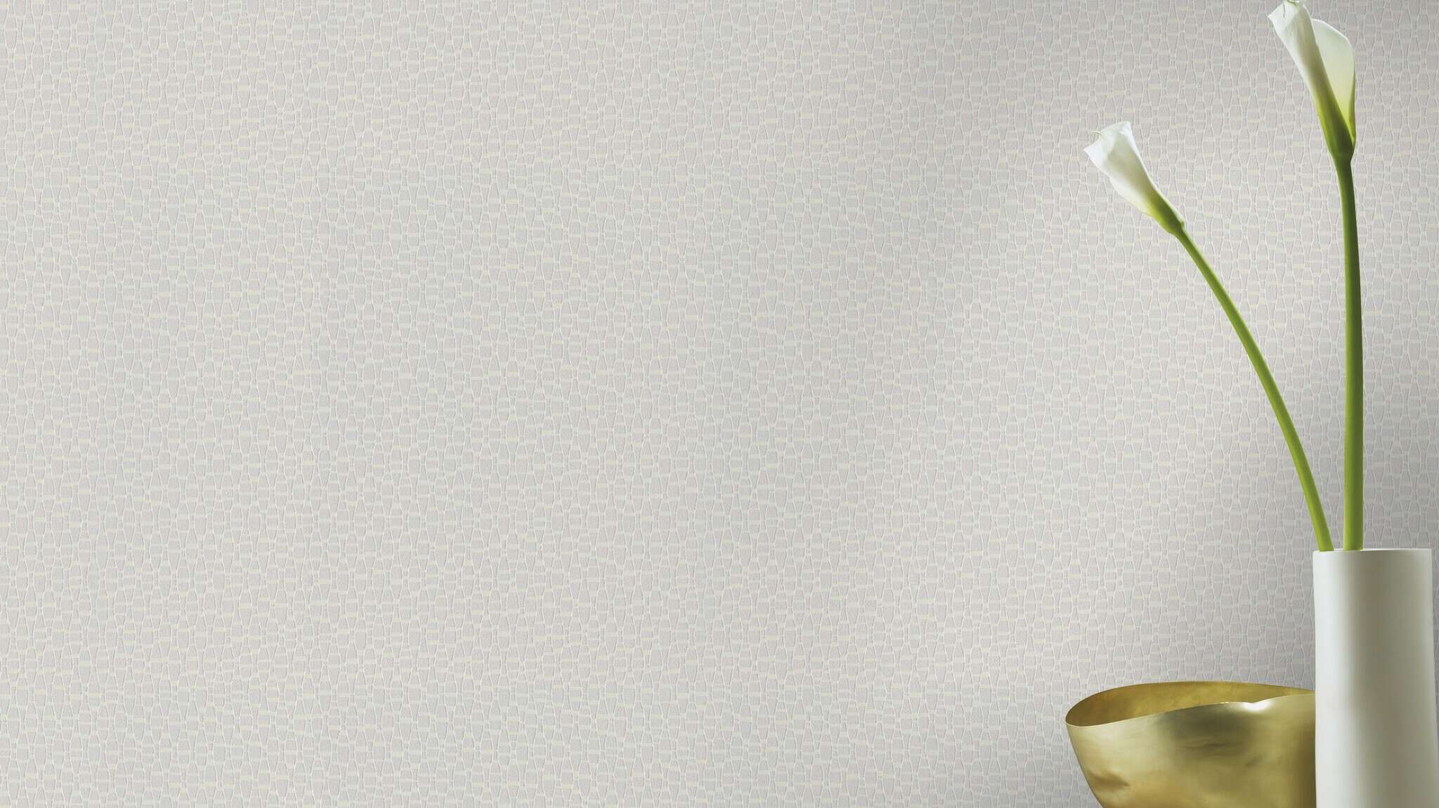 10-325911 Raumsituationen 3 Bauhaus wallpaper white paintable 325911