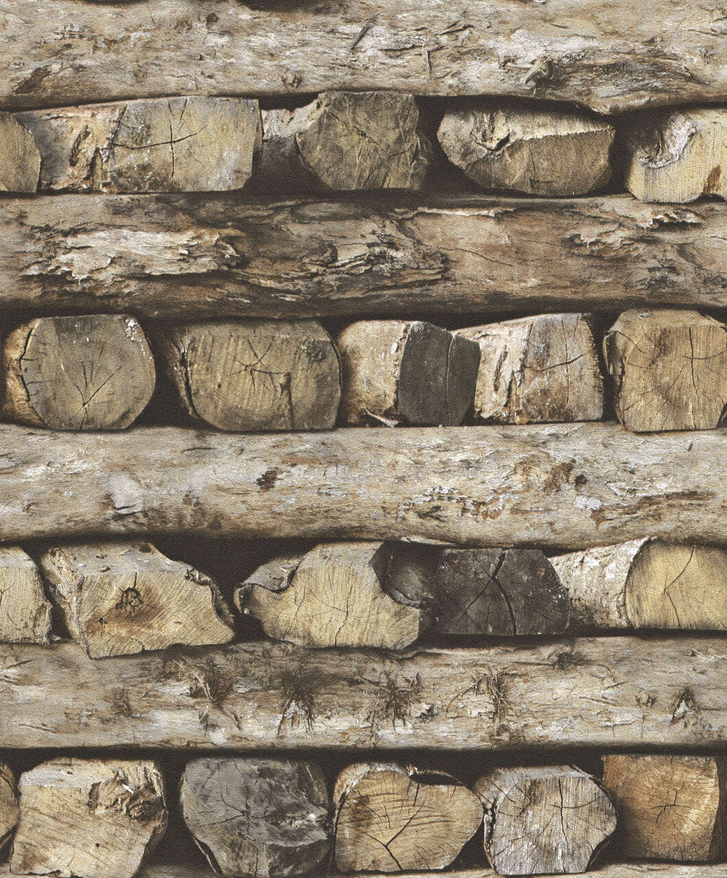 10-931808 Artikelscan 1 Wallpaper with photorealistic logs