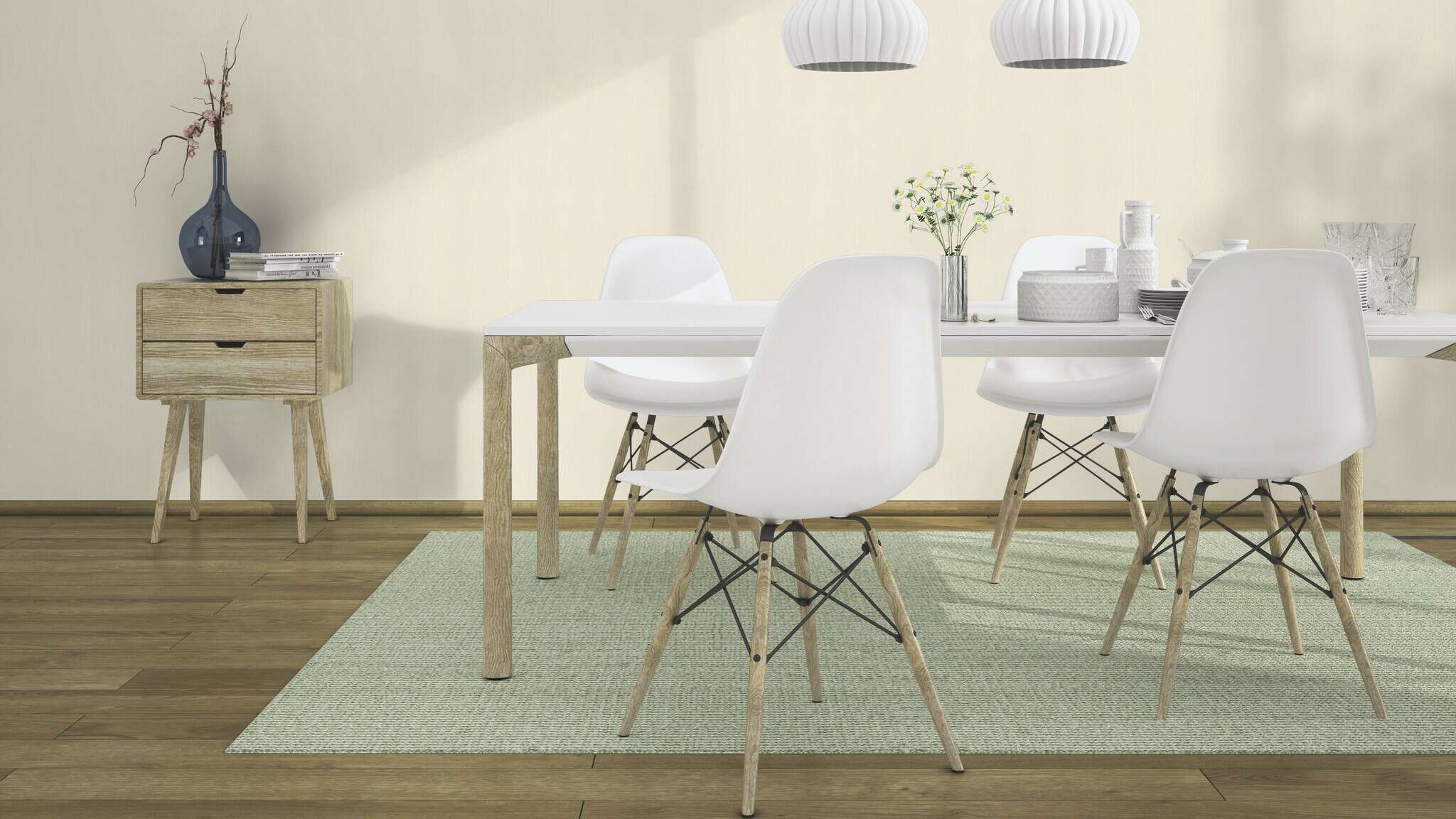 10-960761 Raumsituationen 2 Textiloptik Vliestapete in Beige Wall Textures XL Vol. 4 960761