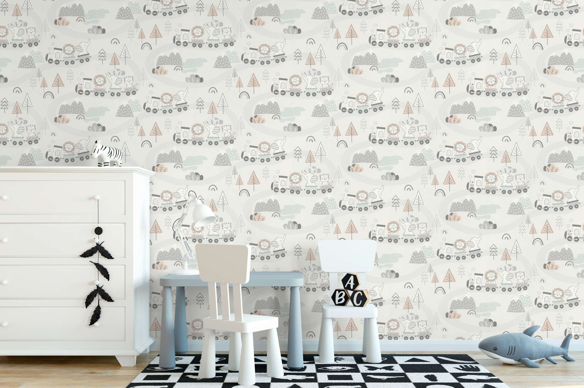 10-302332 Raumbilder 1 Vliestapete in Beige Kids World II 302332