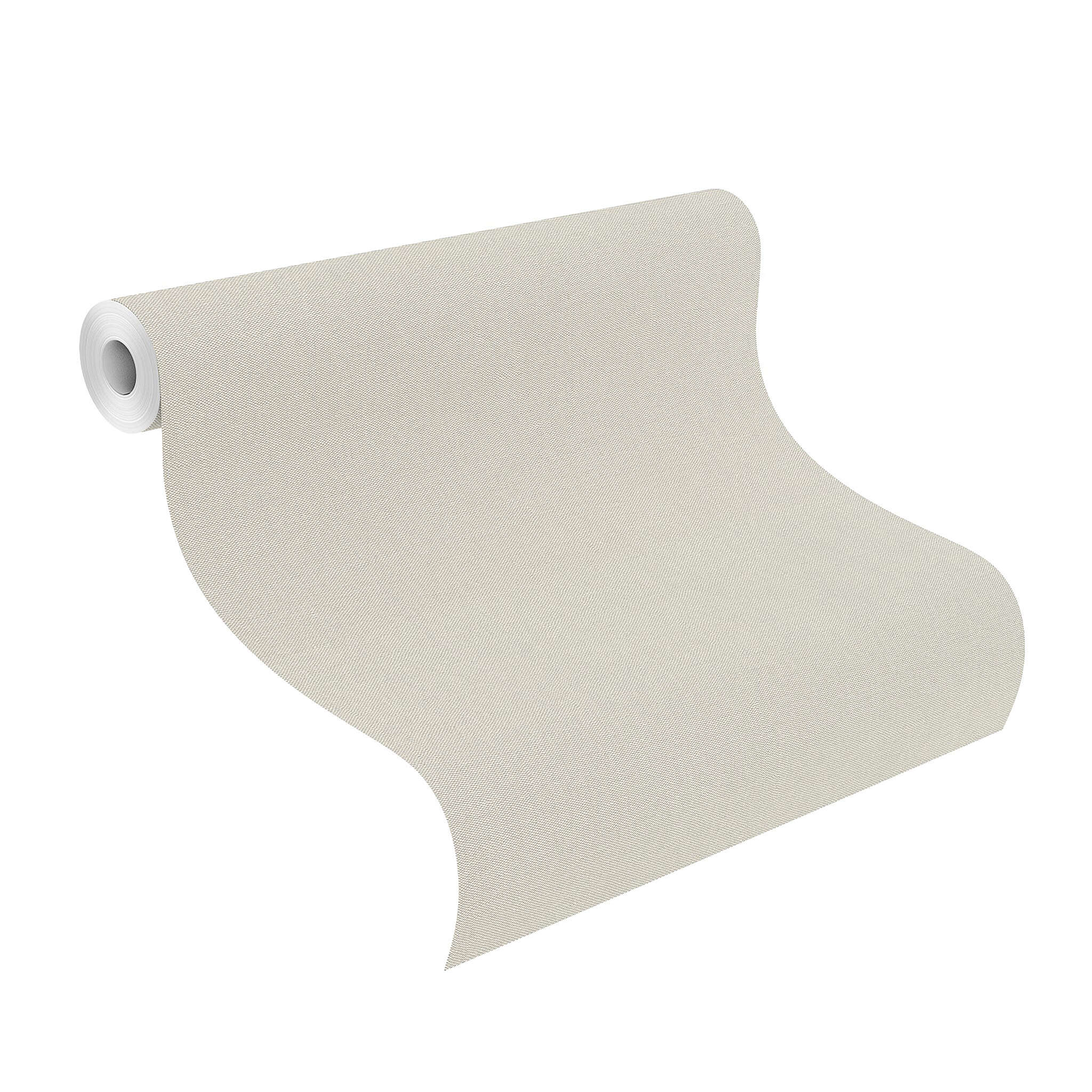 10-633375 Rolle abgerollt 1 Rollenabbildung mit Einfarbige Tapete mit körniger Textilstruktur