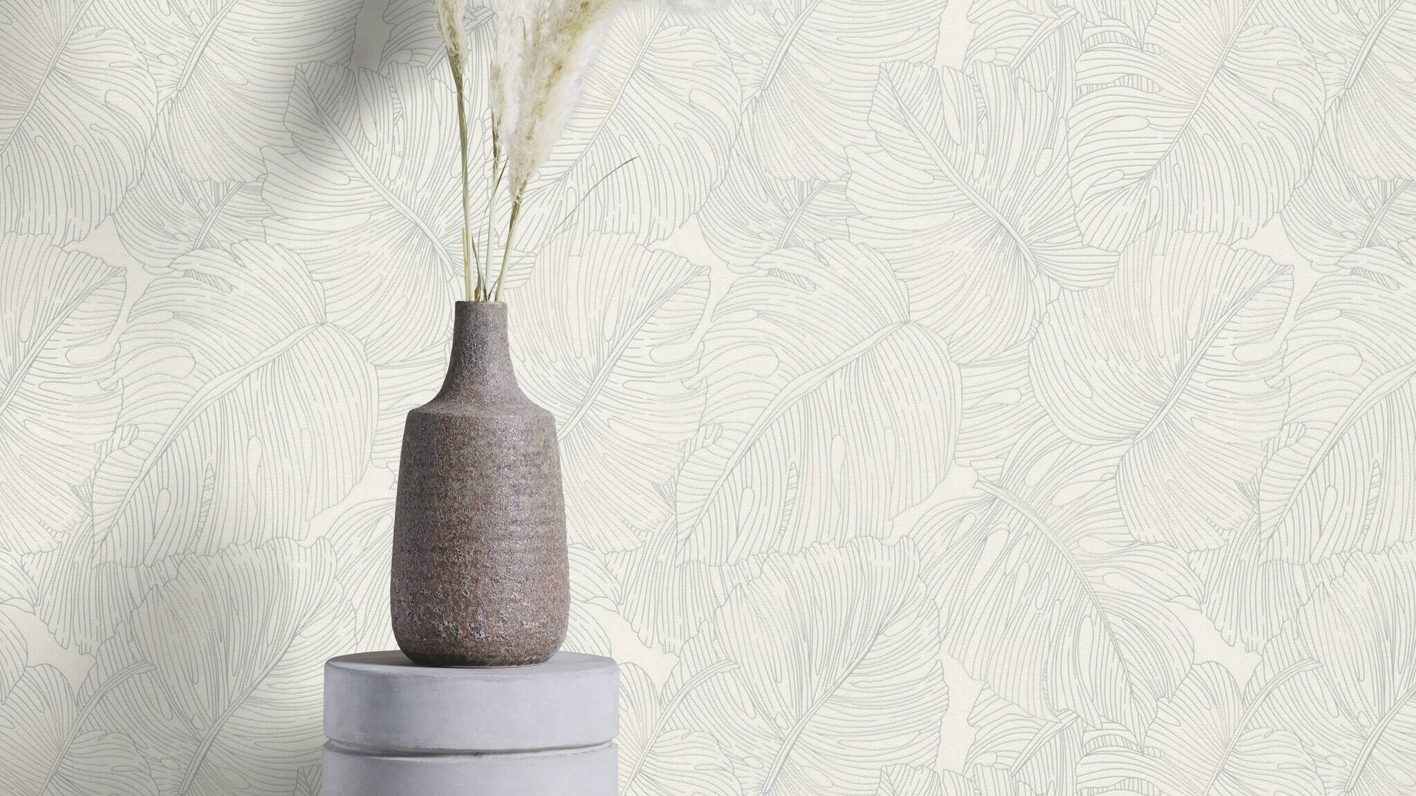 10-794809 Raumsituationen 2 Non-woven wallpaper in white Selection Relief/non-woven 794809
