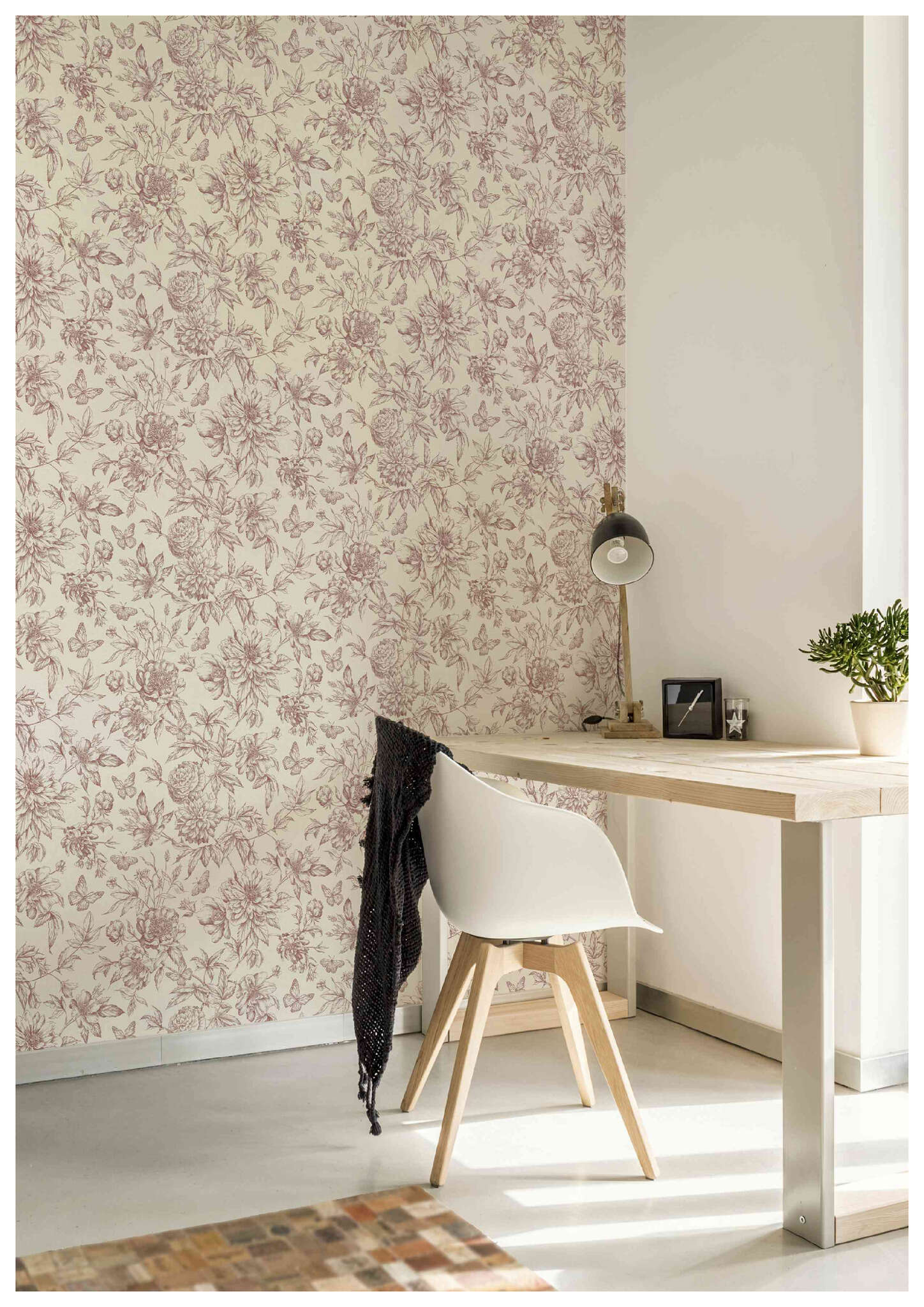 10-793949 Raumsituationen 1 Non-woven wallpaper in red Selection vinyl/non-woven 793949
