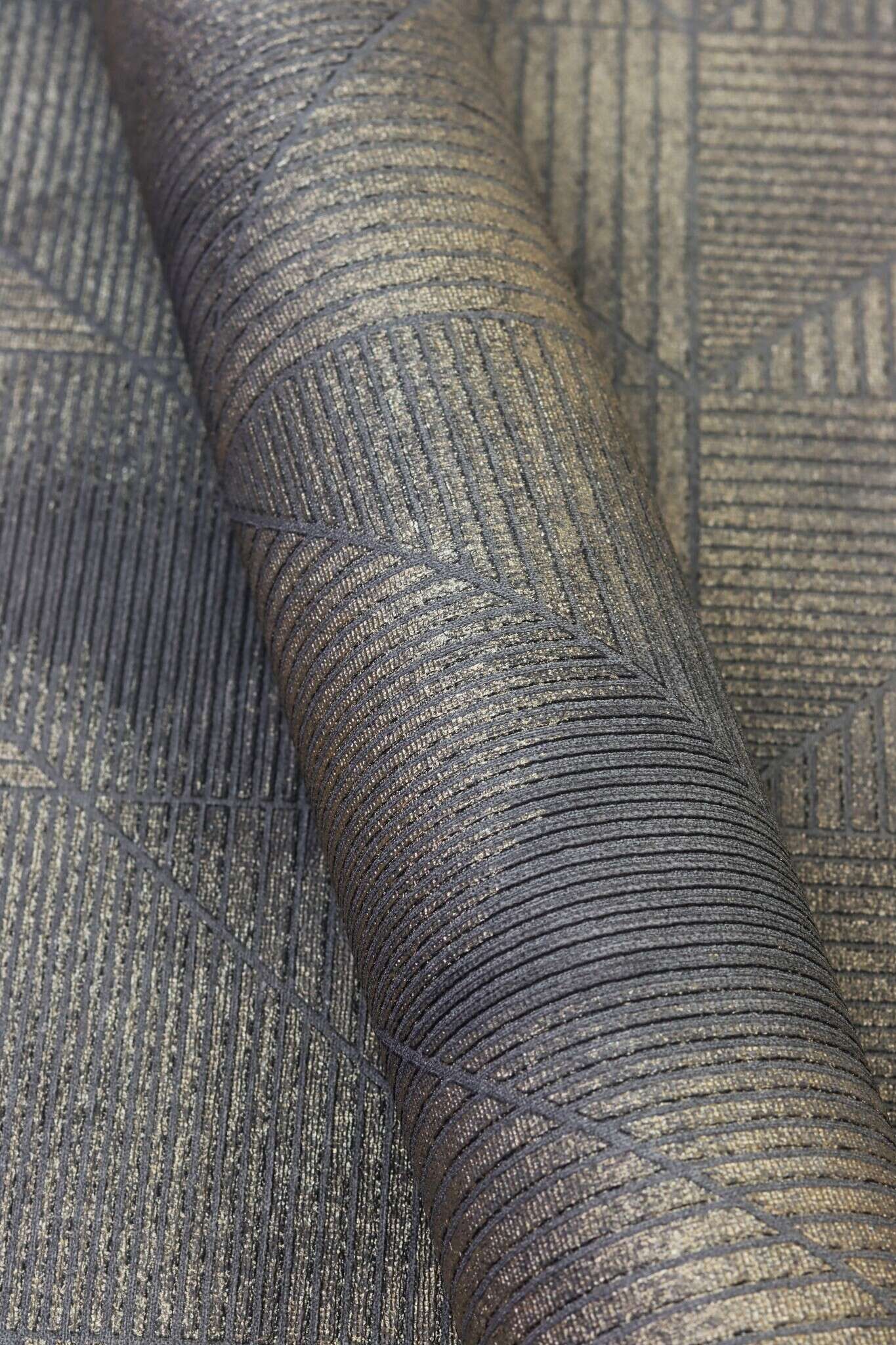 10-653946 Detailaufnahmen 9 Textured non-woven wallpaper in gray-grey-blue Welcome Home 653946