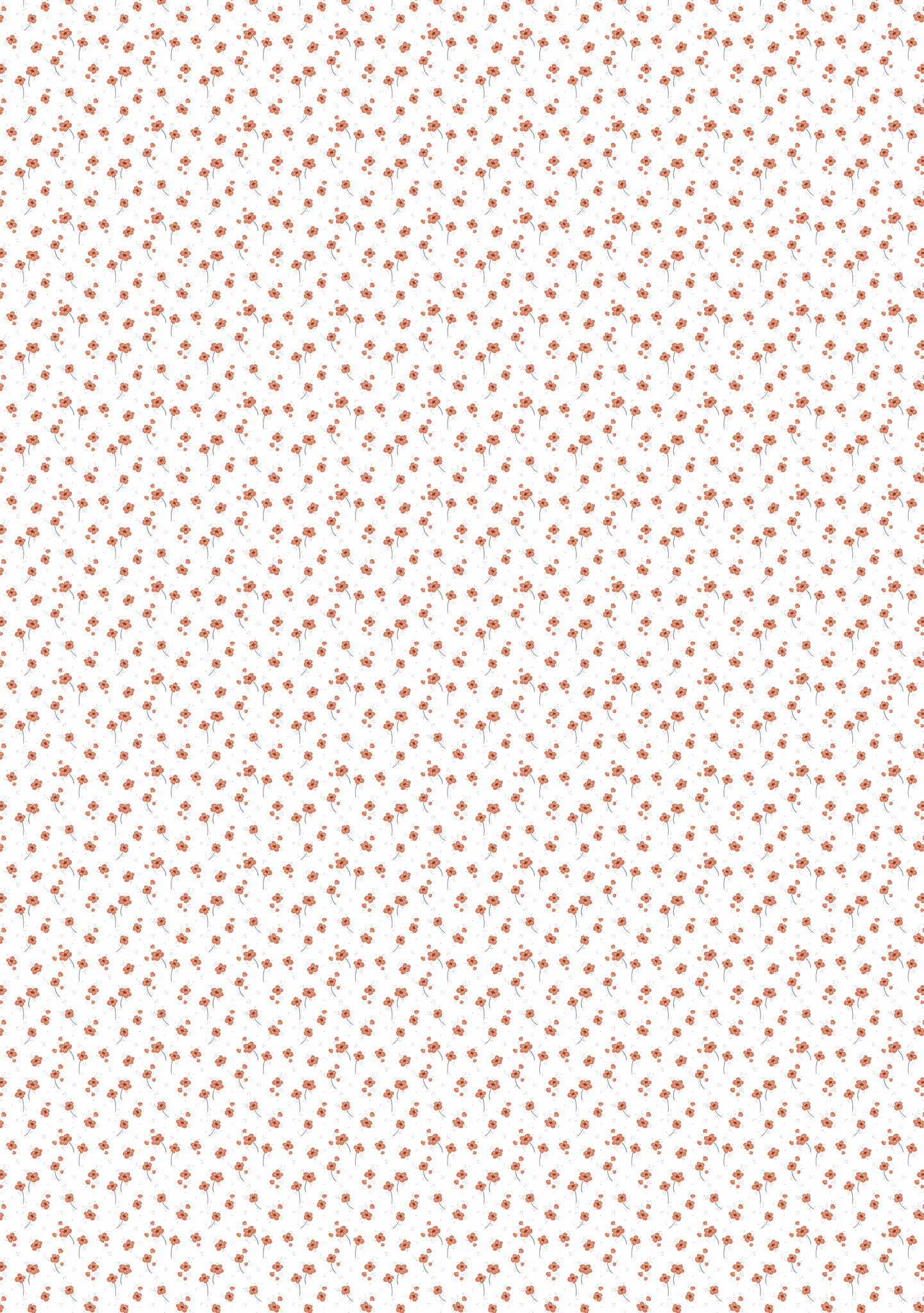 10-300087 Artikelscan 1 Wall mural Little Flowers in Red | Roomblush - RB002-RC