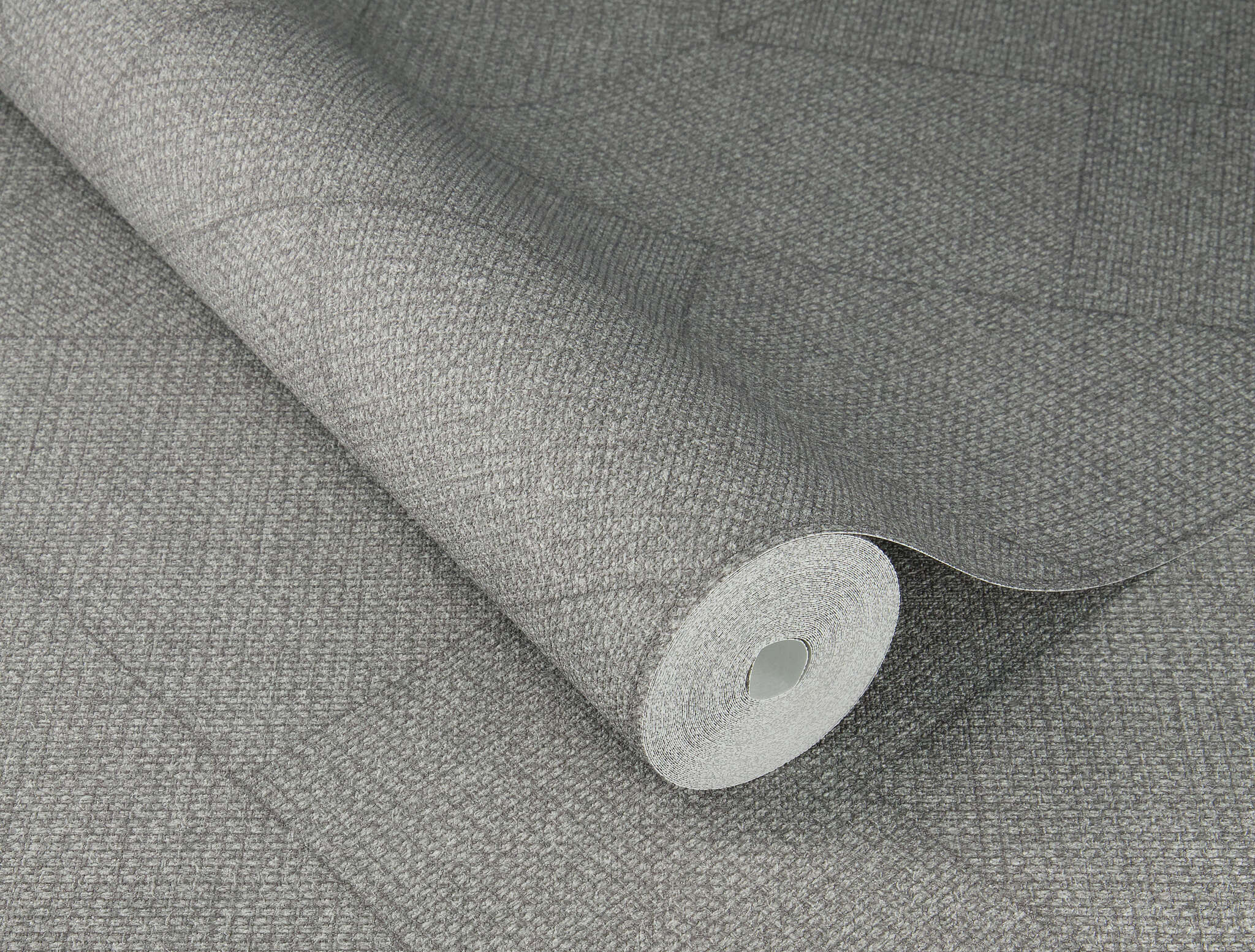 10-613773 Detailaufnahmen 1 Vliestapete geometrisch in Grau - Atelier Tissé Weston 613773