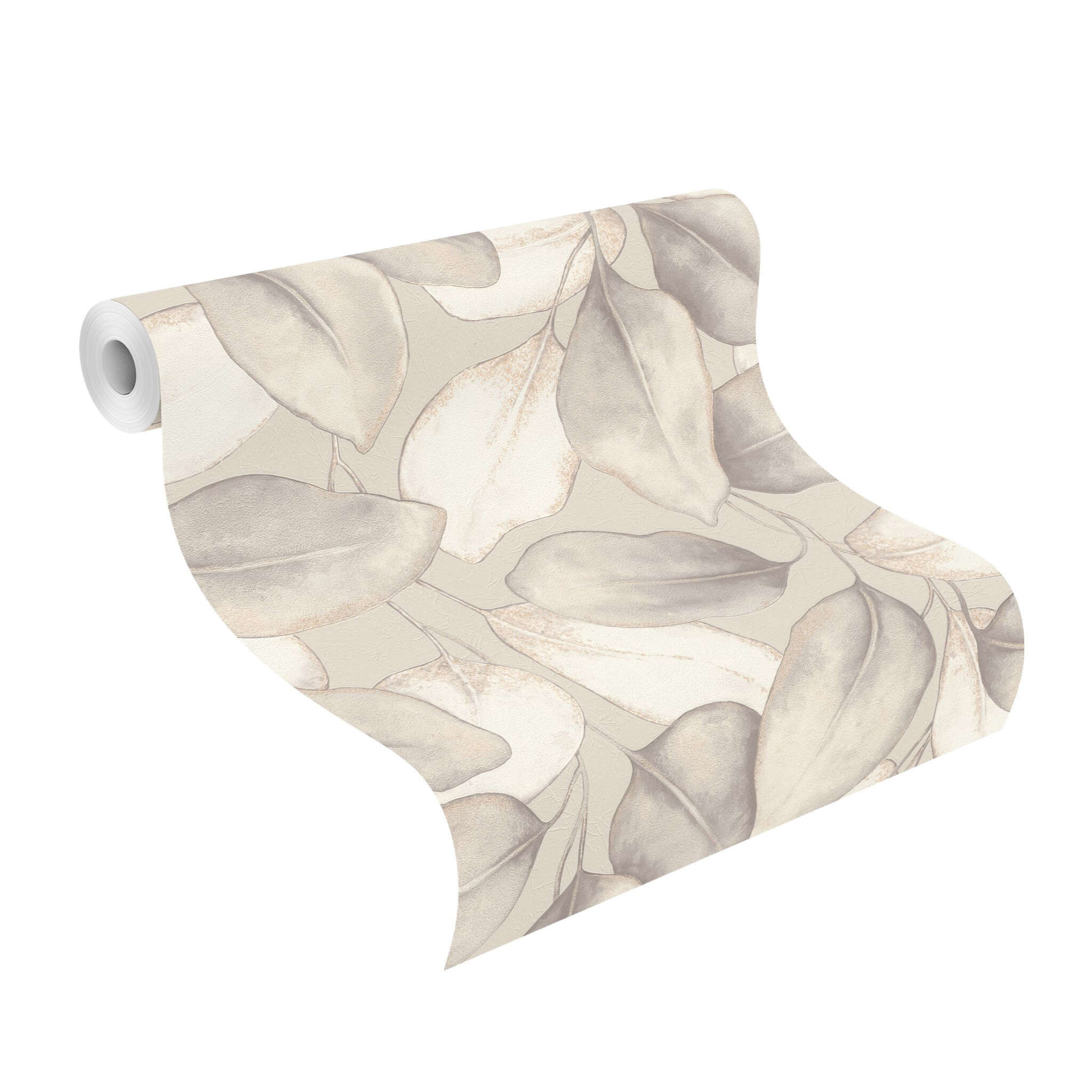 10-659856 Rolle abgerollt 1 Papier peint intissé gris-taupe Incanto 659856