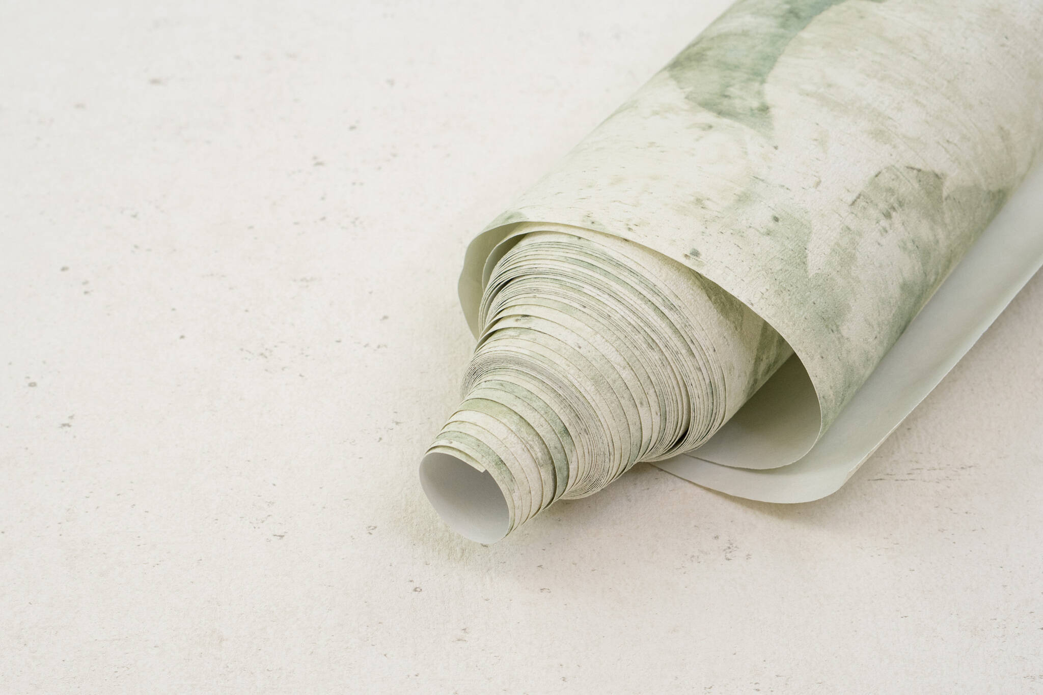 10-520828 Detailaufnahmen 11 Detailed image of Single-colour wallpaper with concrete look