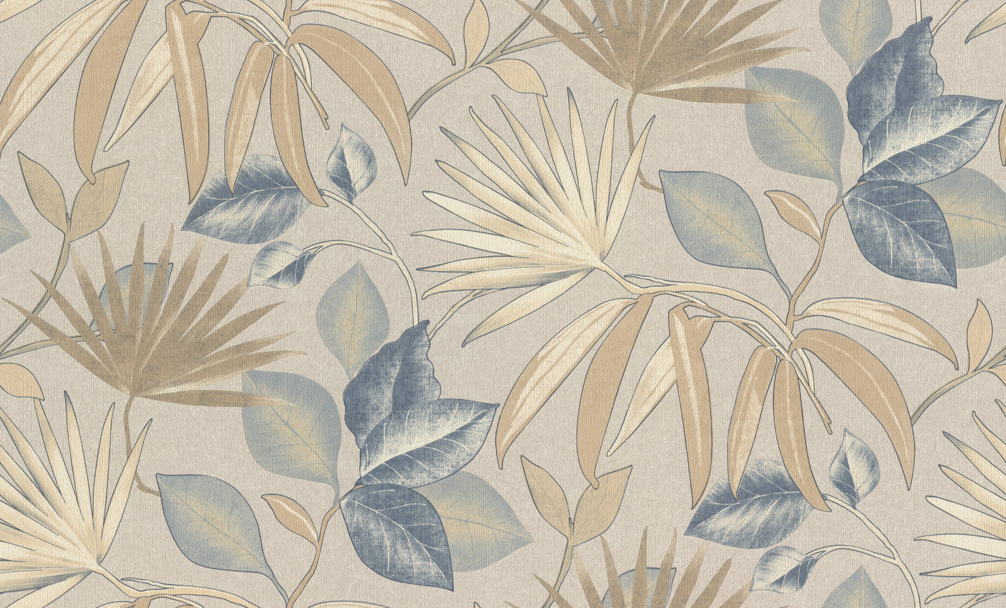 Beige-Braun-Blau