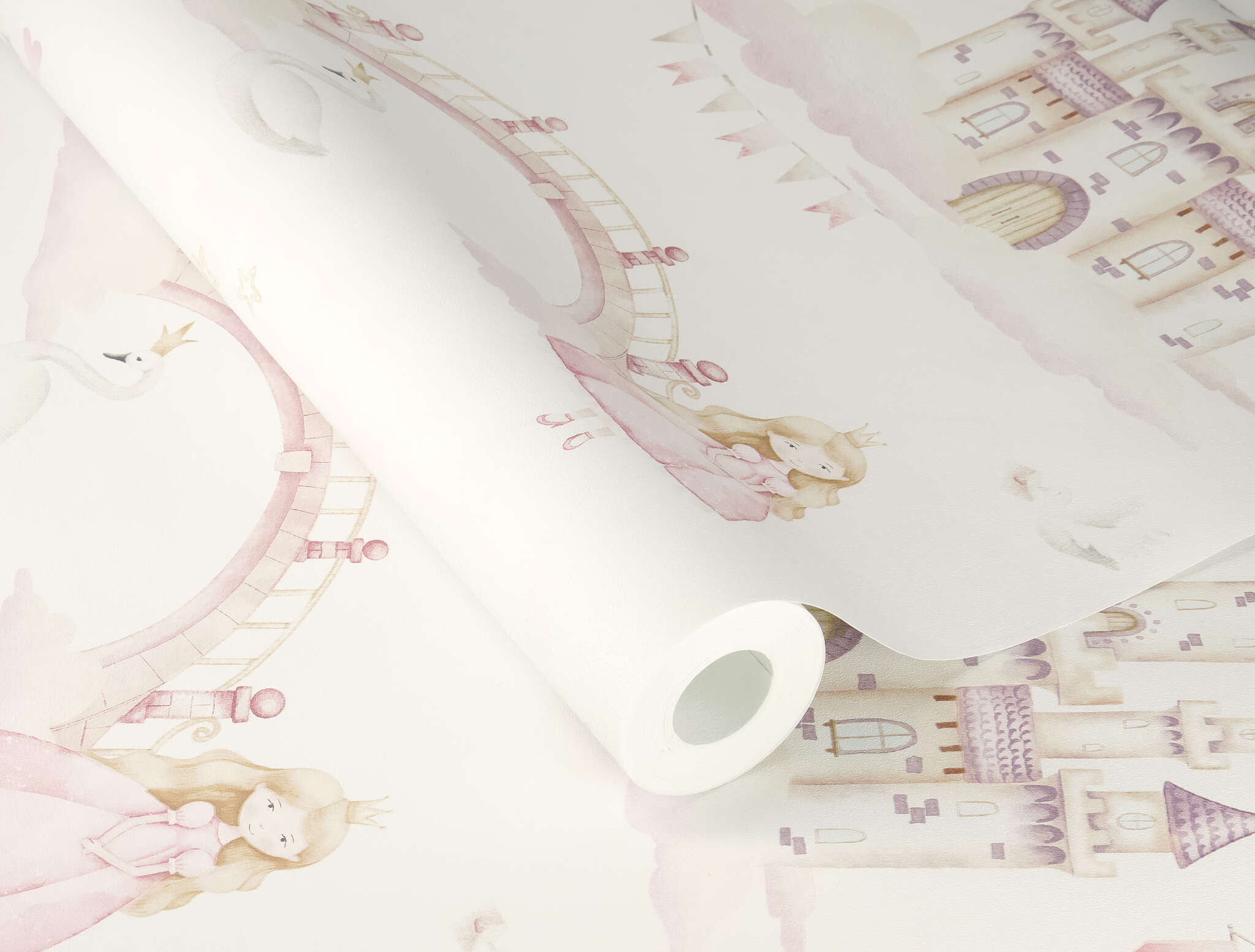 10-302721 Detailaufnahmen 1 Vliestapete in Pink Kids World II 302721