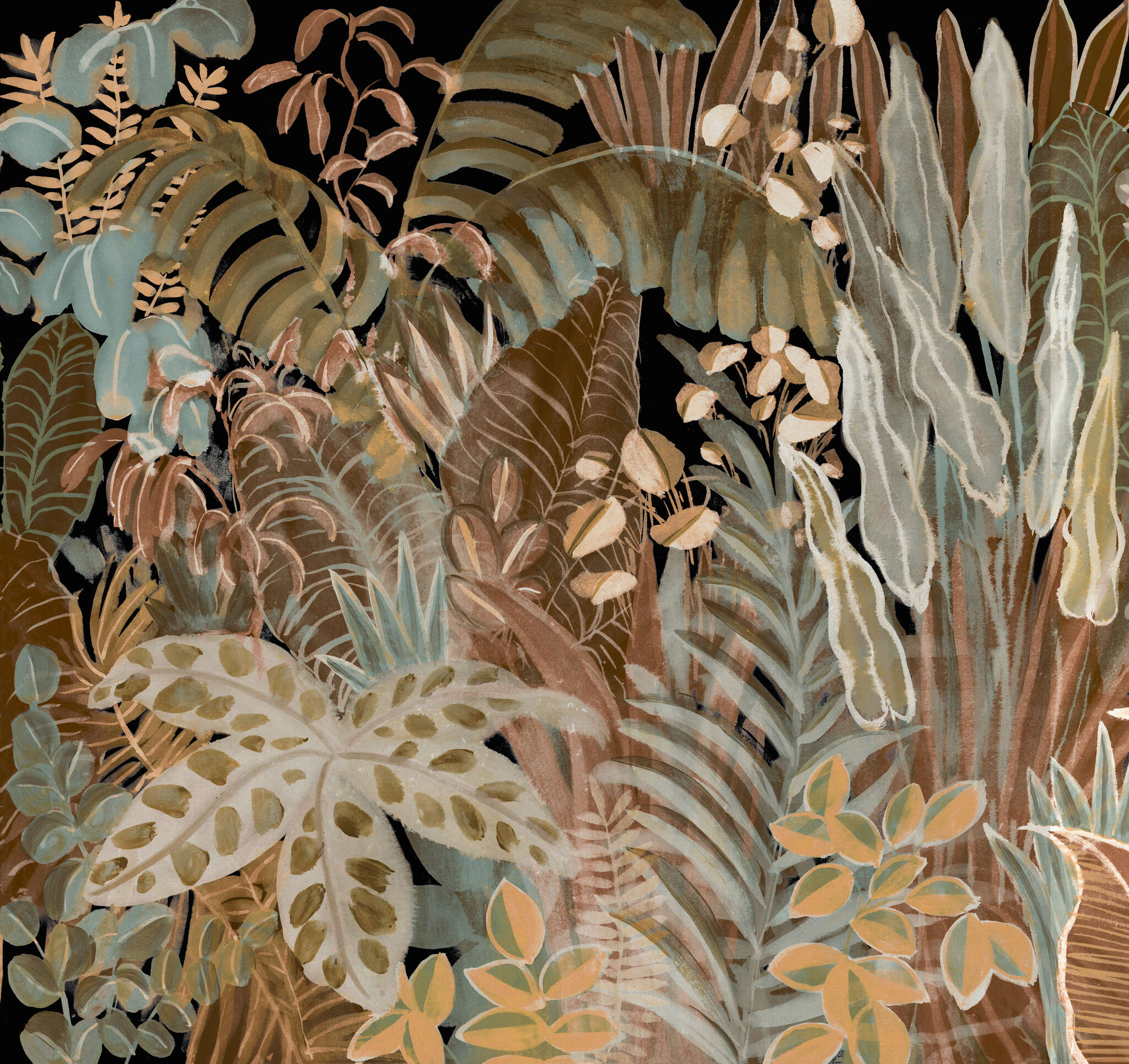 10-366686 Artikelscan 1 SCHÖNER WOHNEN photo wallpaper collection mural XXL BOTANICAL in green 366686