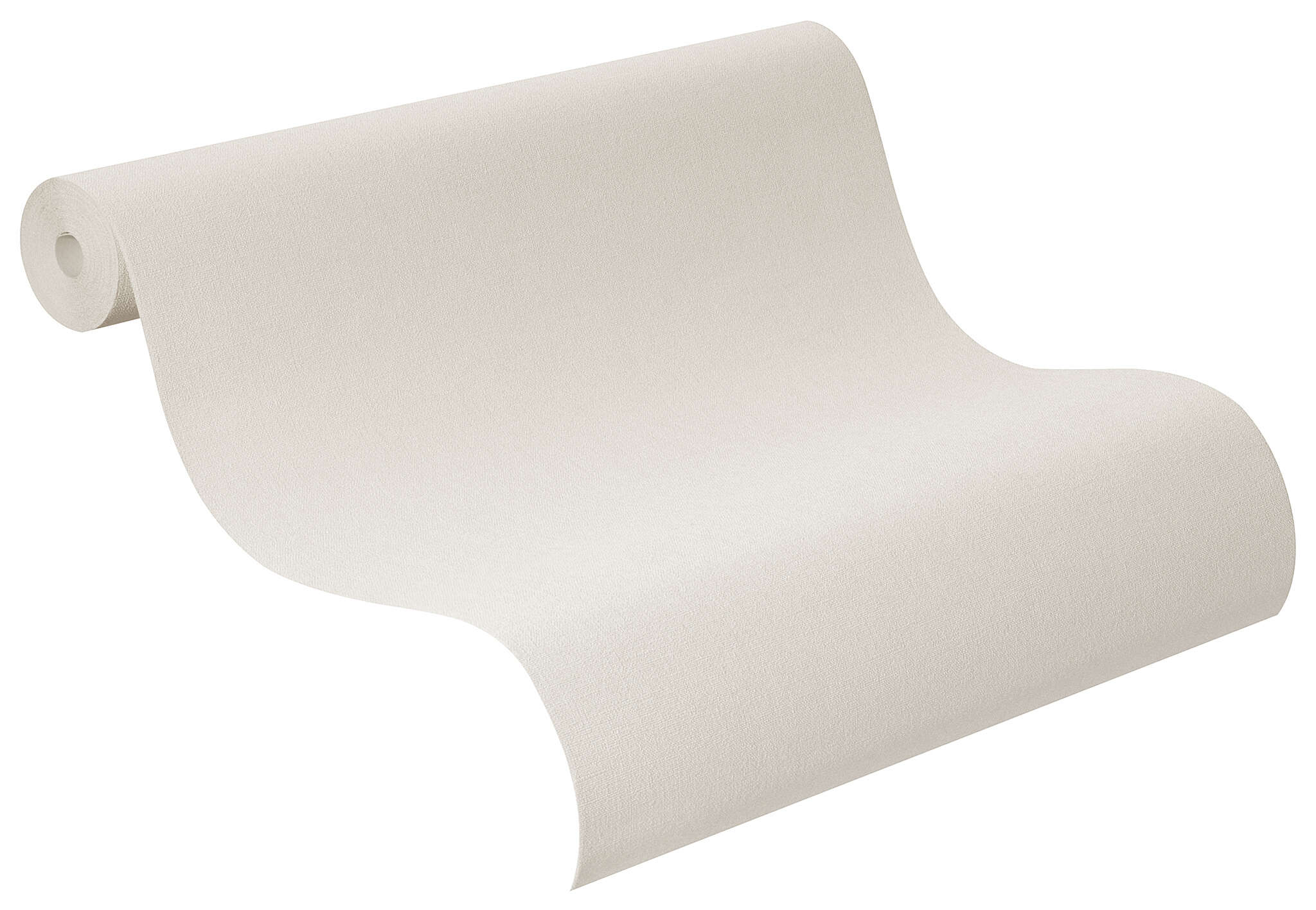 10-479324 Rolle abgerollt 1 White non-woven wallpaper with texture 479324