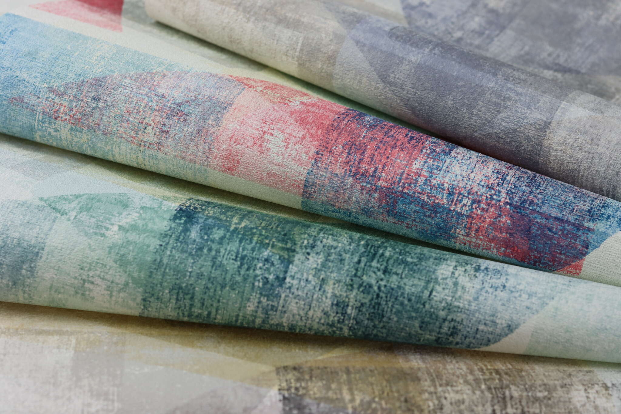 10-617948 Detailaufnahmen 7 Detailed image of Geometric wallpaper with triangles