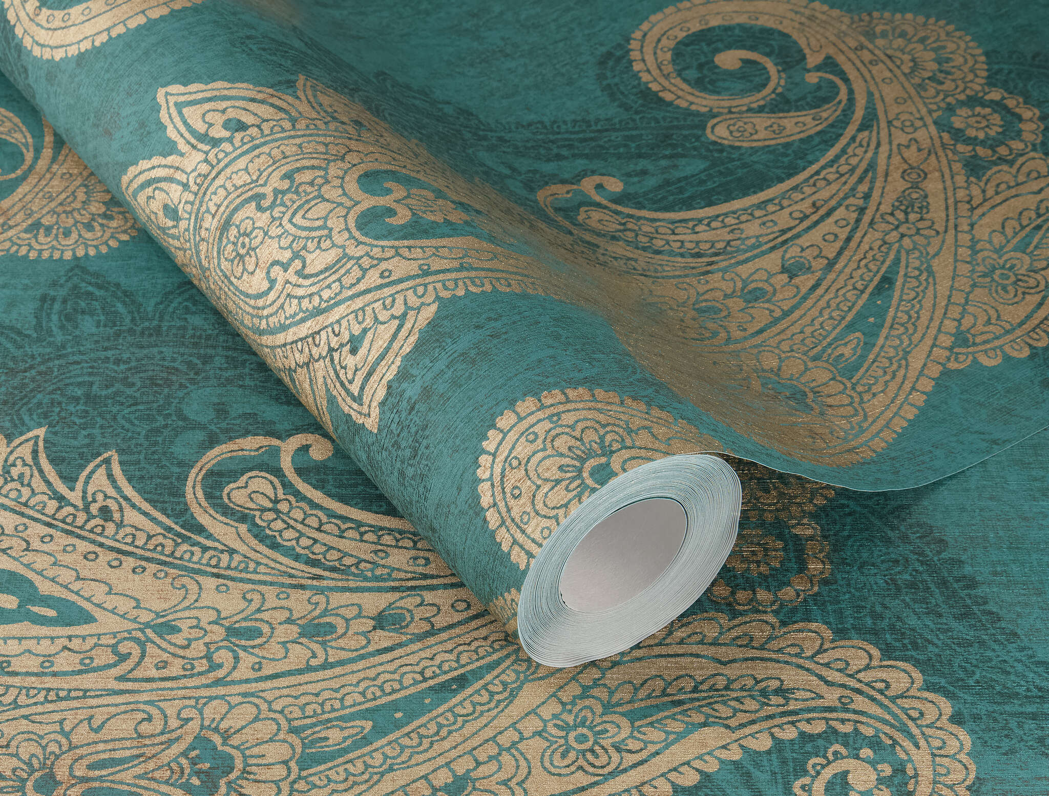 10-746457 Detailaufnahmen 1 Image détaillée de Papier peint oriental avec ornements de style cachemire