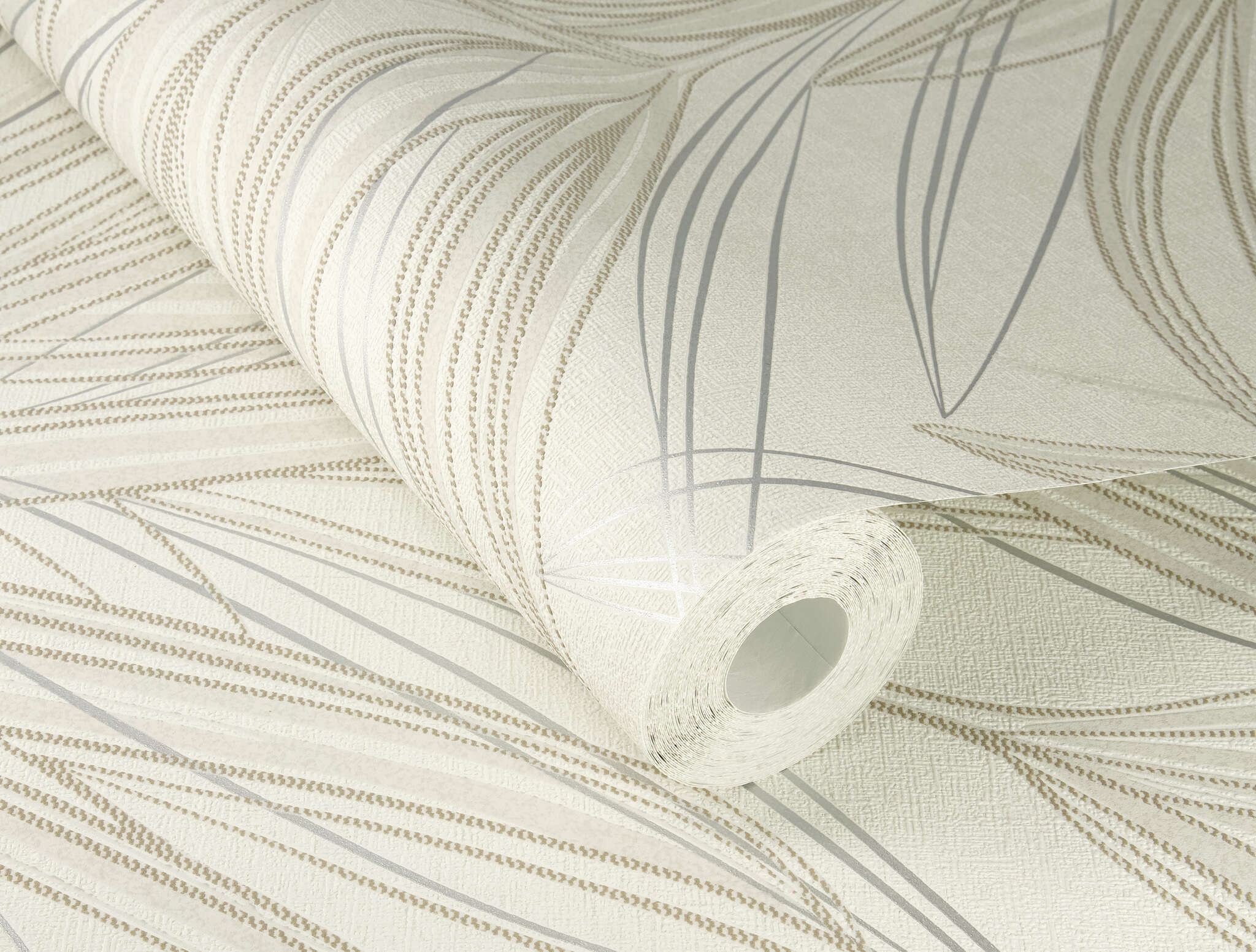 10-654004 Detailaufnahmen 1 Herbes papier peint intissé blanc-crème Welcome Home 654004