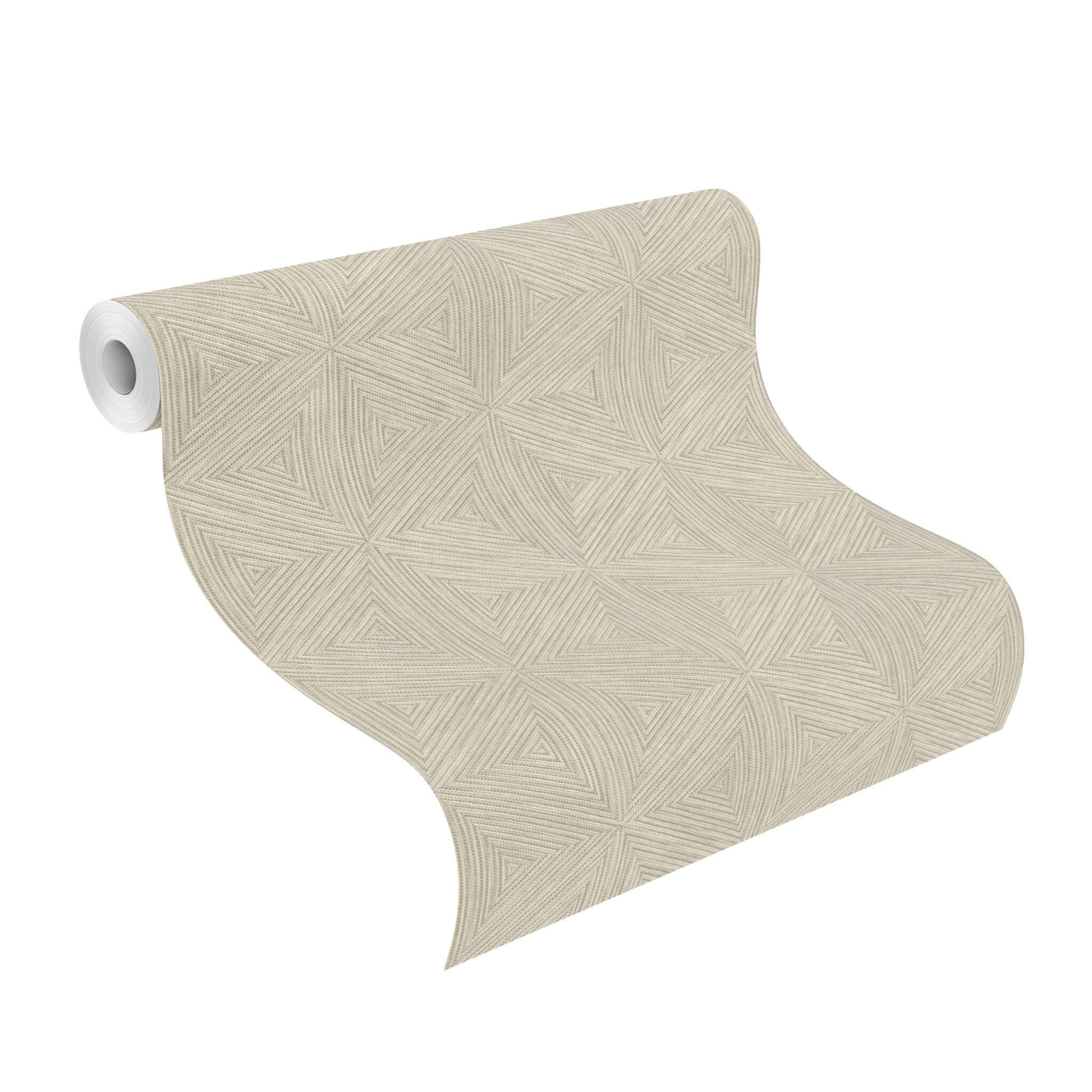 10-571257 Rolle abgerollt 1 Non-woven wallpaper in gray Back To Nature 571257
