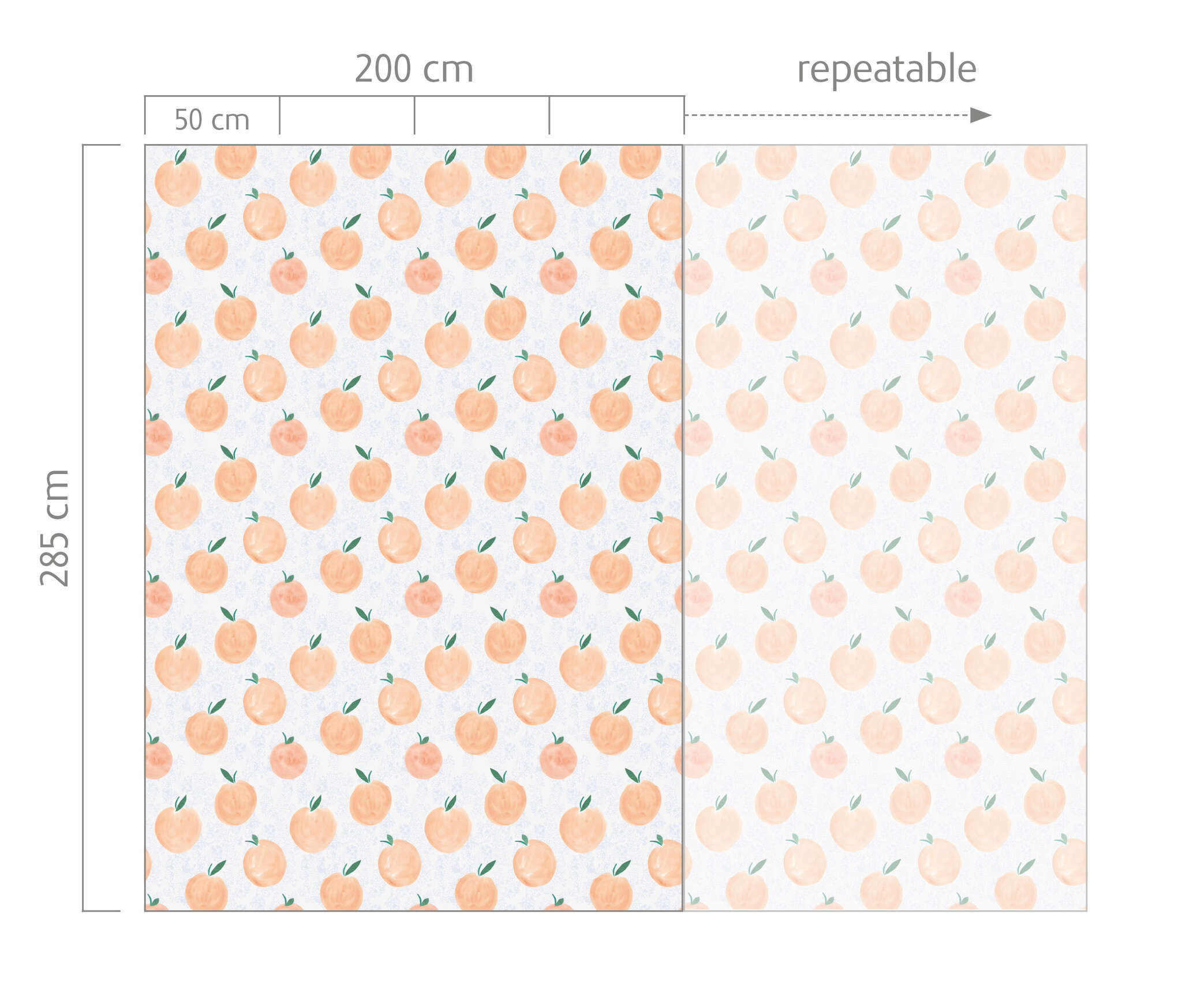 10-300097 Bildauschnitt 1 Wall mural Zumo in Orange | Roomblush - RB203
