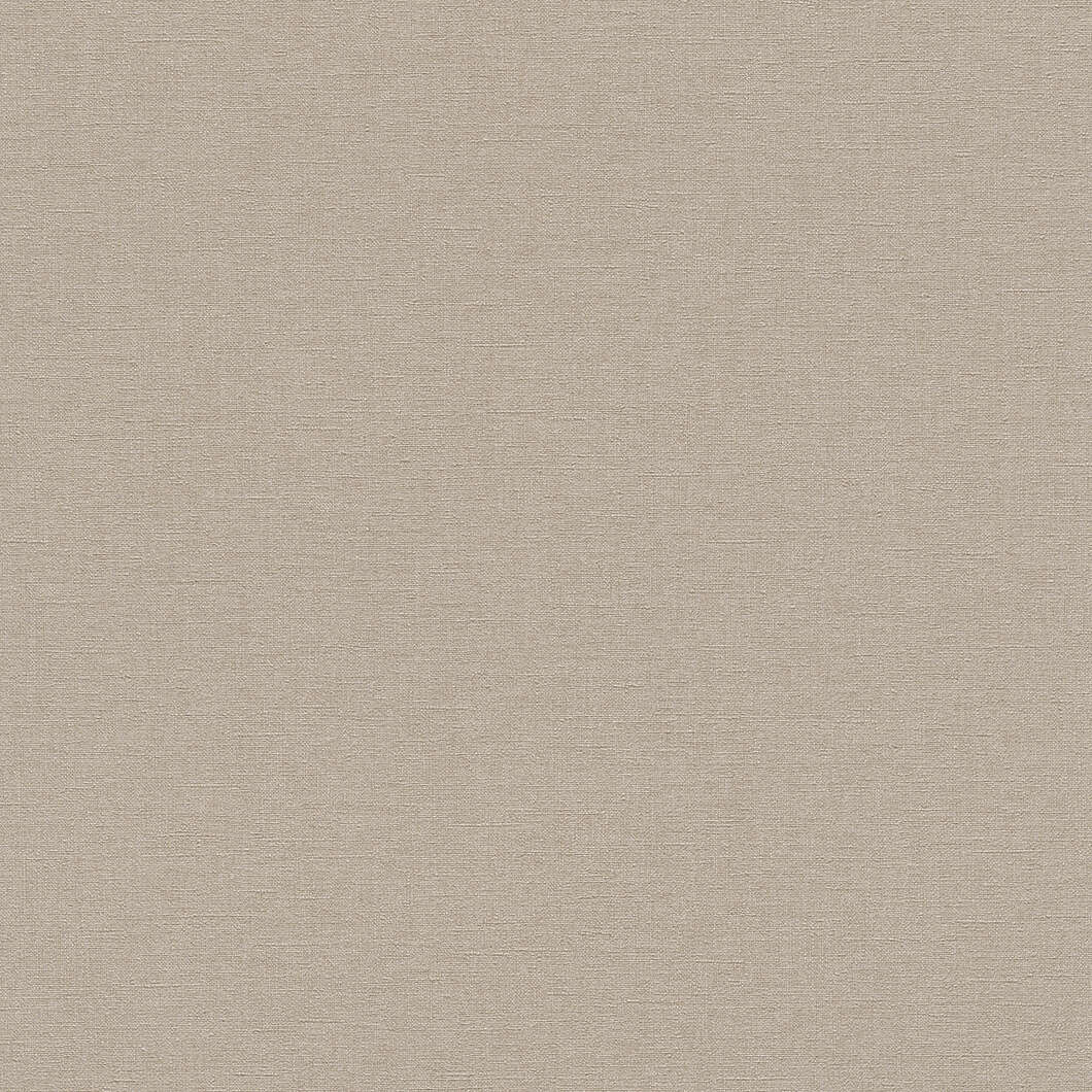 10-448566 Artikelscan 1 Subtle non-woven wallpaper in taupe with a fabric-like texture – ideal for modern and understated interior design.