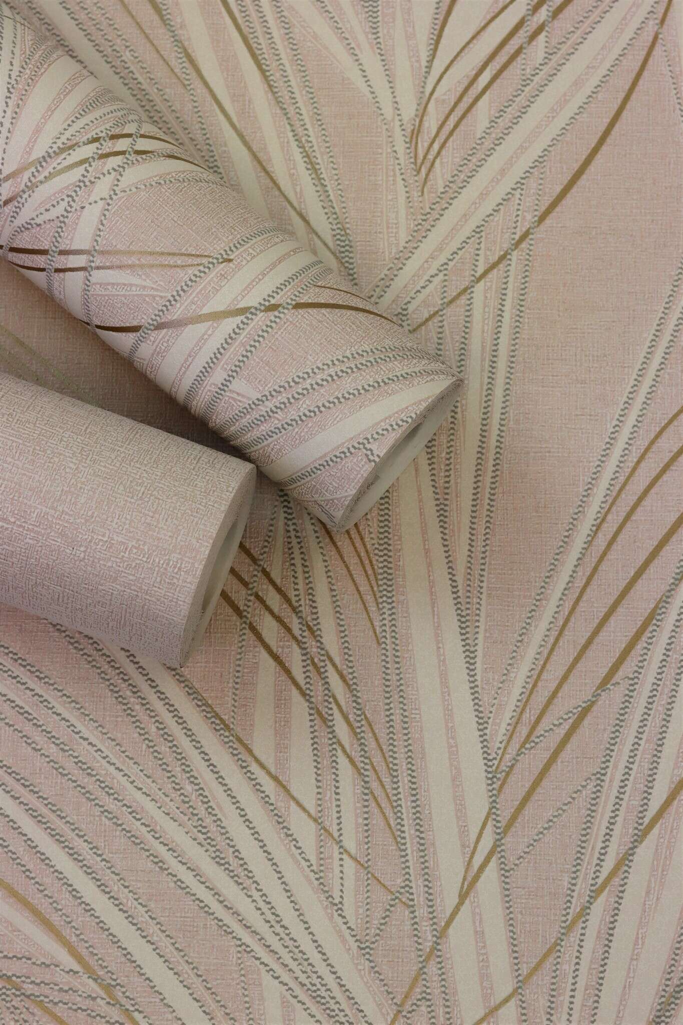 10-654141 Detailaufnahmen 2 Textile structure Papier peint intissé rose-rose Welcome Home 654141
