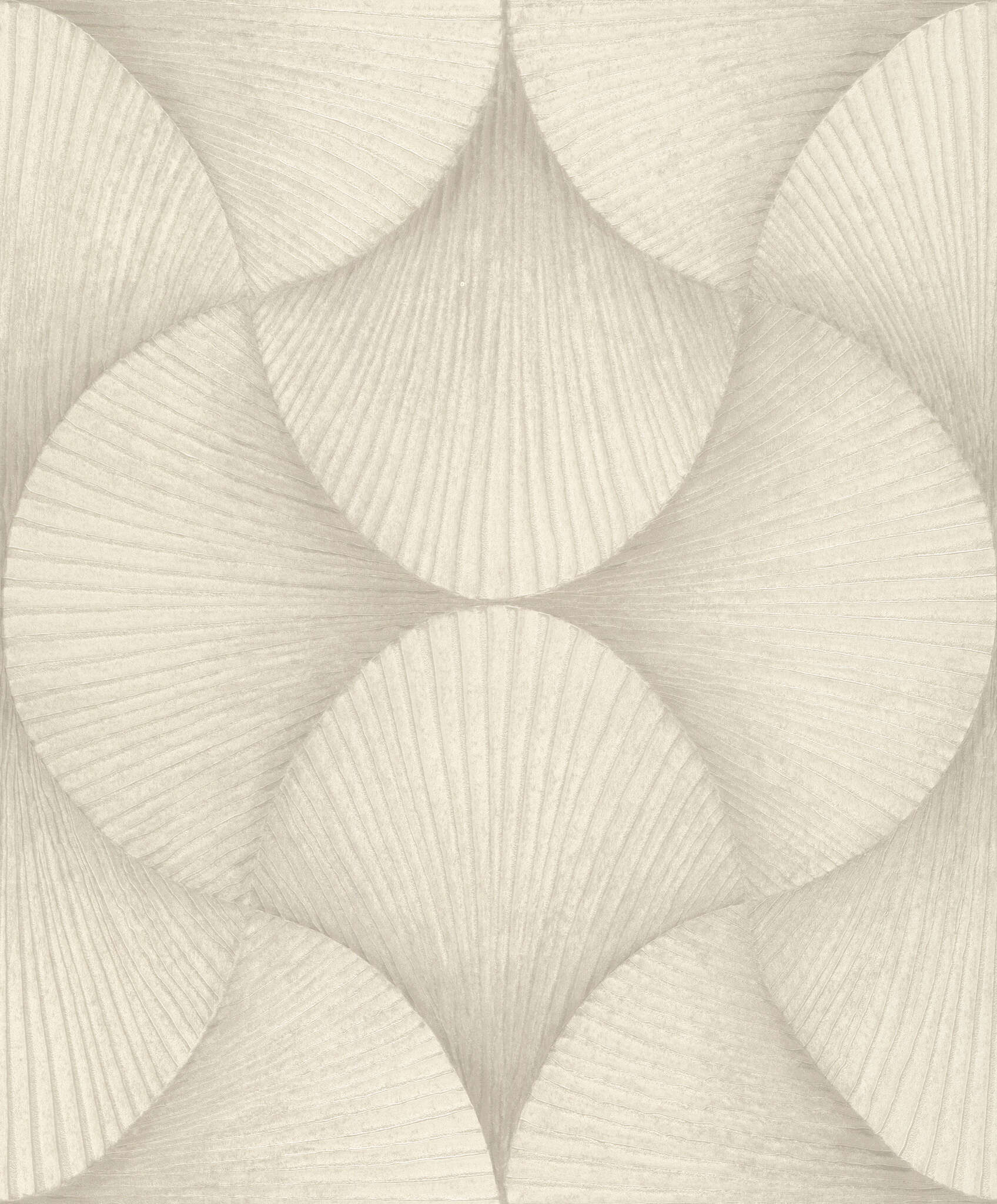 10-608236 Artikelscan 1 Grafische Tapete mit Muscheln und Rillenstruktur