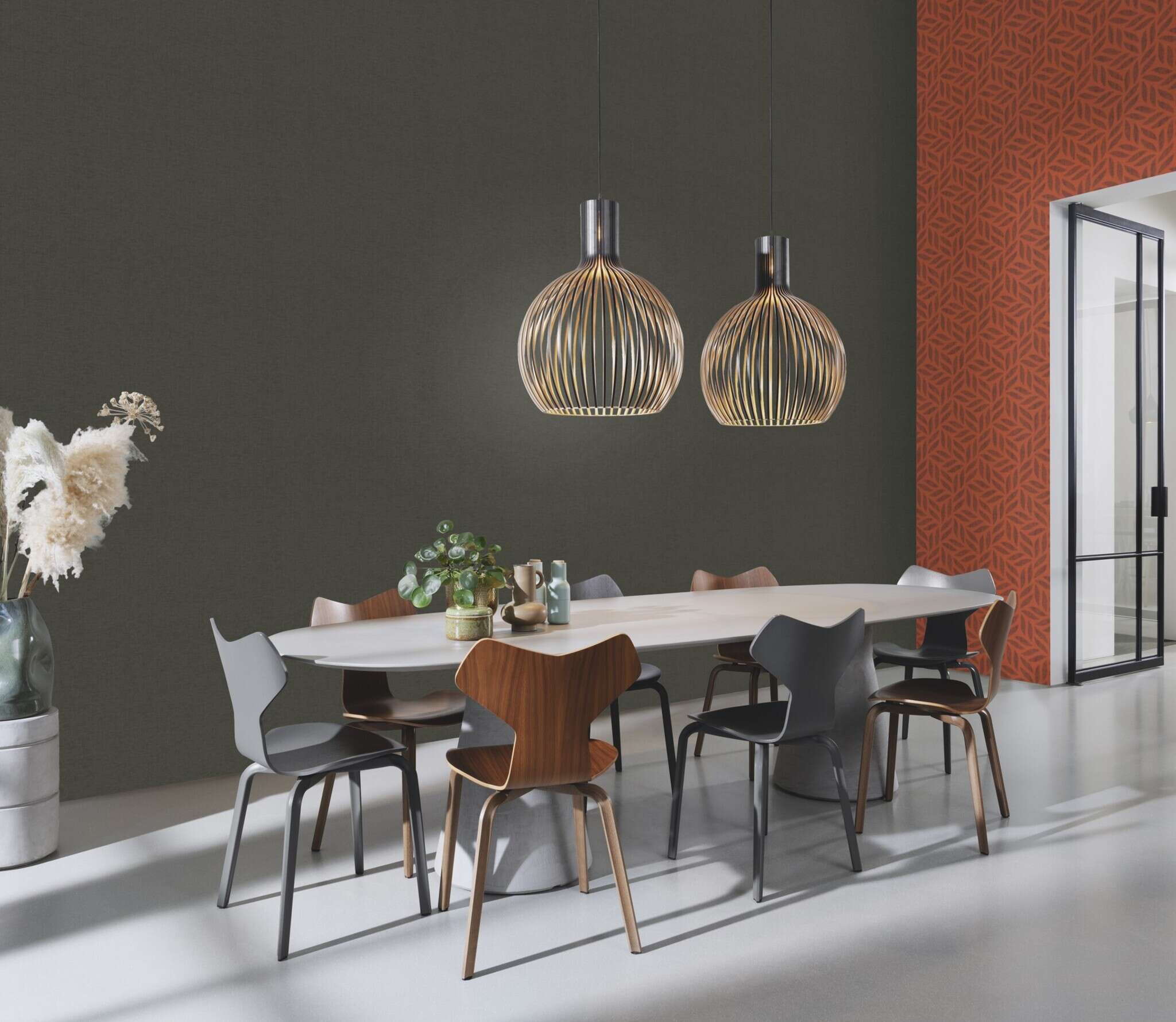 10-704655 Raumsituationen 1 Vliestapete in Rot-terra Selection 704655