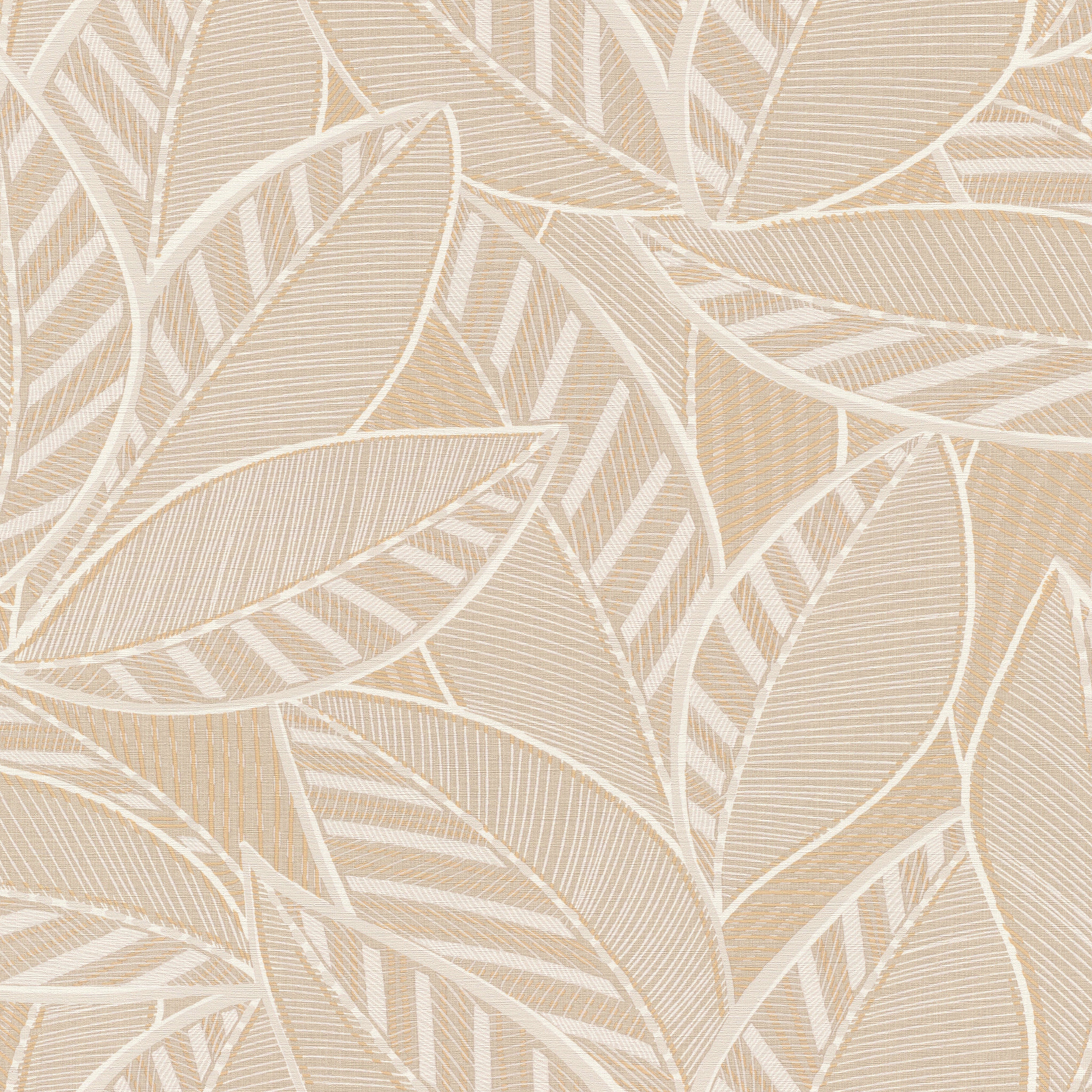 10-693409 Artikelscan 1 Große, überlappende Blätter mit feinen Strukturen und Flechtoptik in Weiß, Grau und Hellbraun