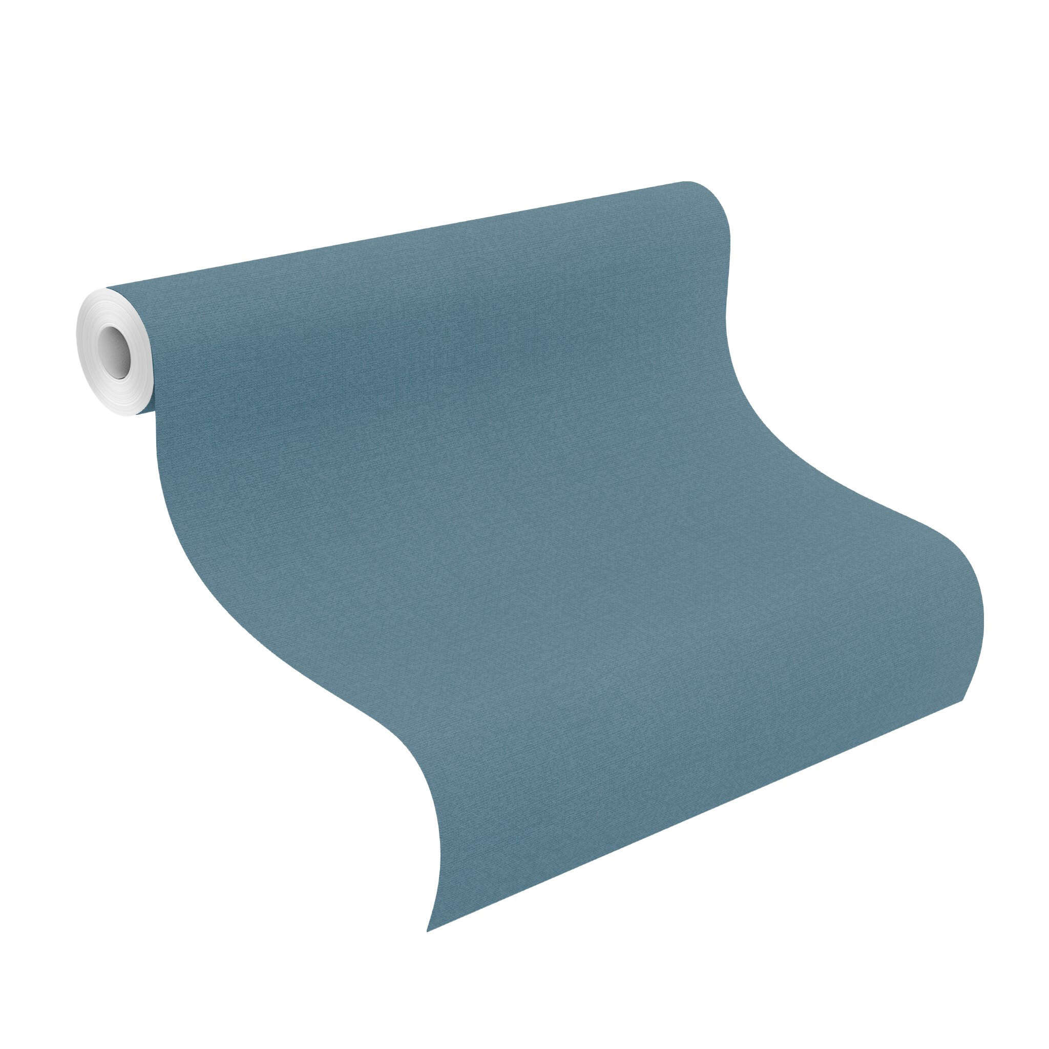10-720105 Rolle abgerollt 1 Vliestapete in Blau-Petrol dunkel Selection 720105
