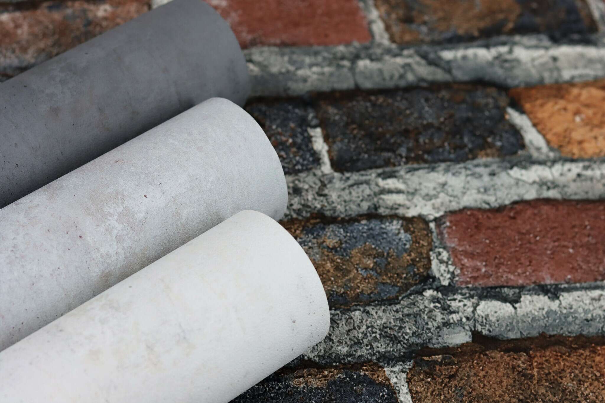 10-939545 Detailaufnahmen 12 Detailed image of Wallpaper with rustic concrete look