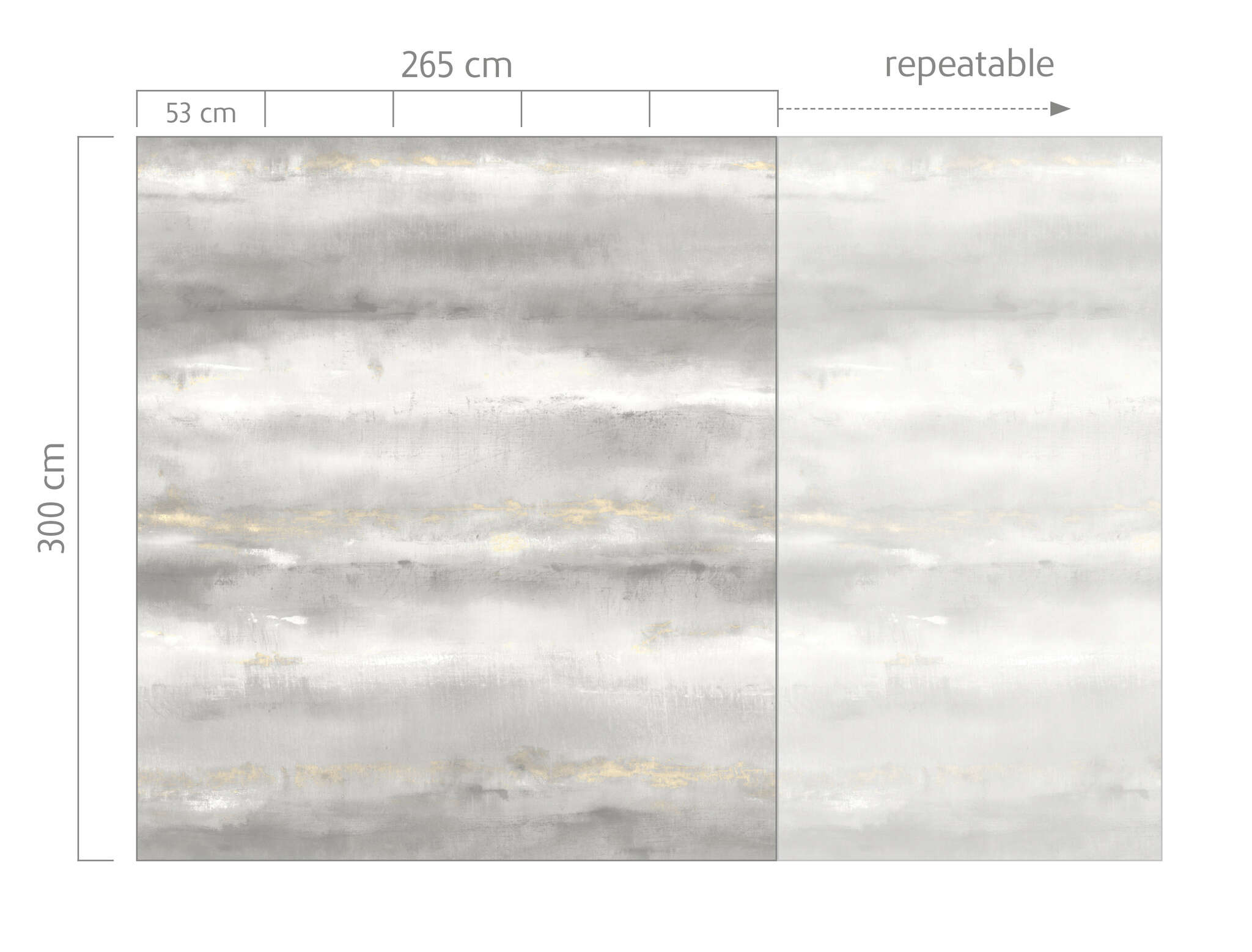 10-367584 Bildauschnitt 1 Non-woven wallpaper in gray Florentine IV wallpaper 367584