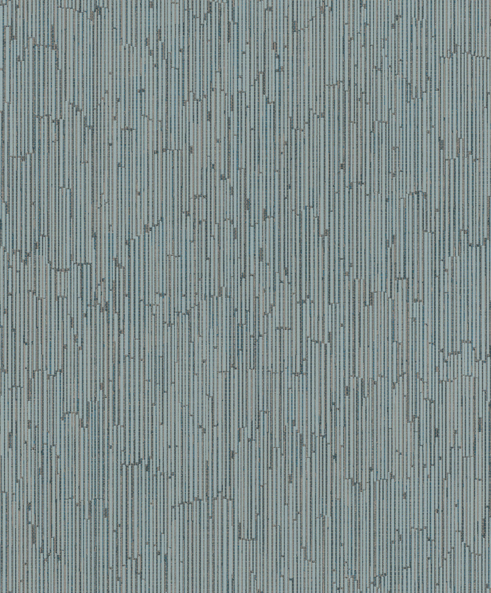10-312652 Artikelscan 1 Petrol-coloured non-woven wallpaper with vertical line structure and sophisticated texture