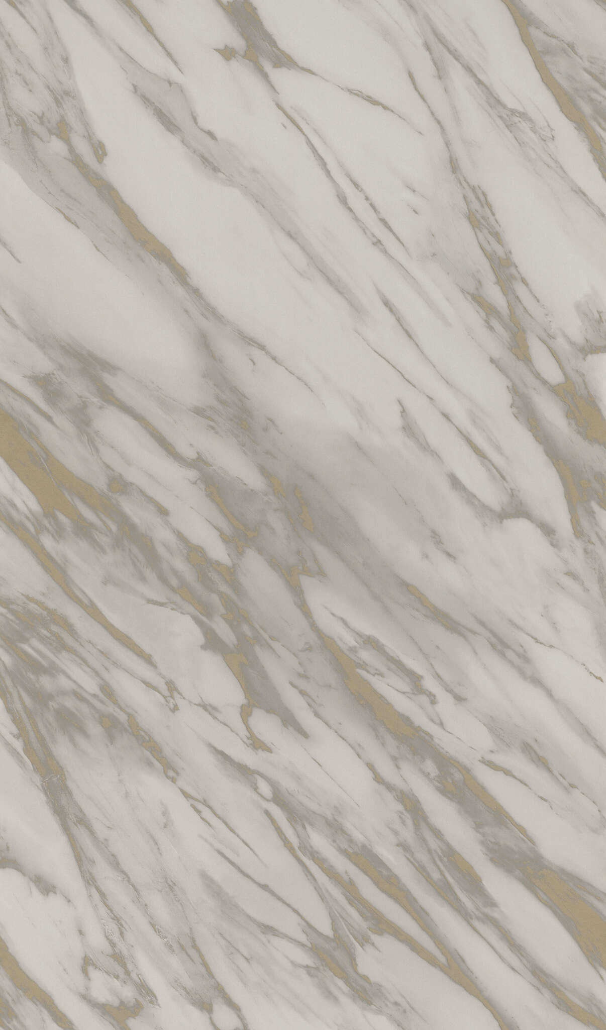 10-200140 Artikelscan 1 Elegante Marmortapete mit dynamischem Aderverlauf in Grau und Gold