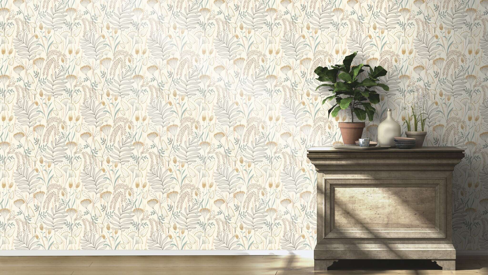 10-583007 Raumsituationen 3 Non-woven wallpaper in black Selection vinyl/non-woven 583007