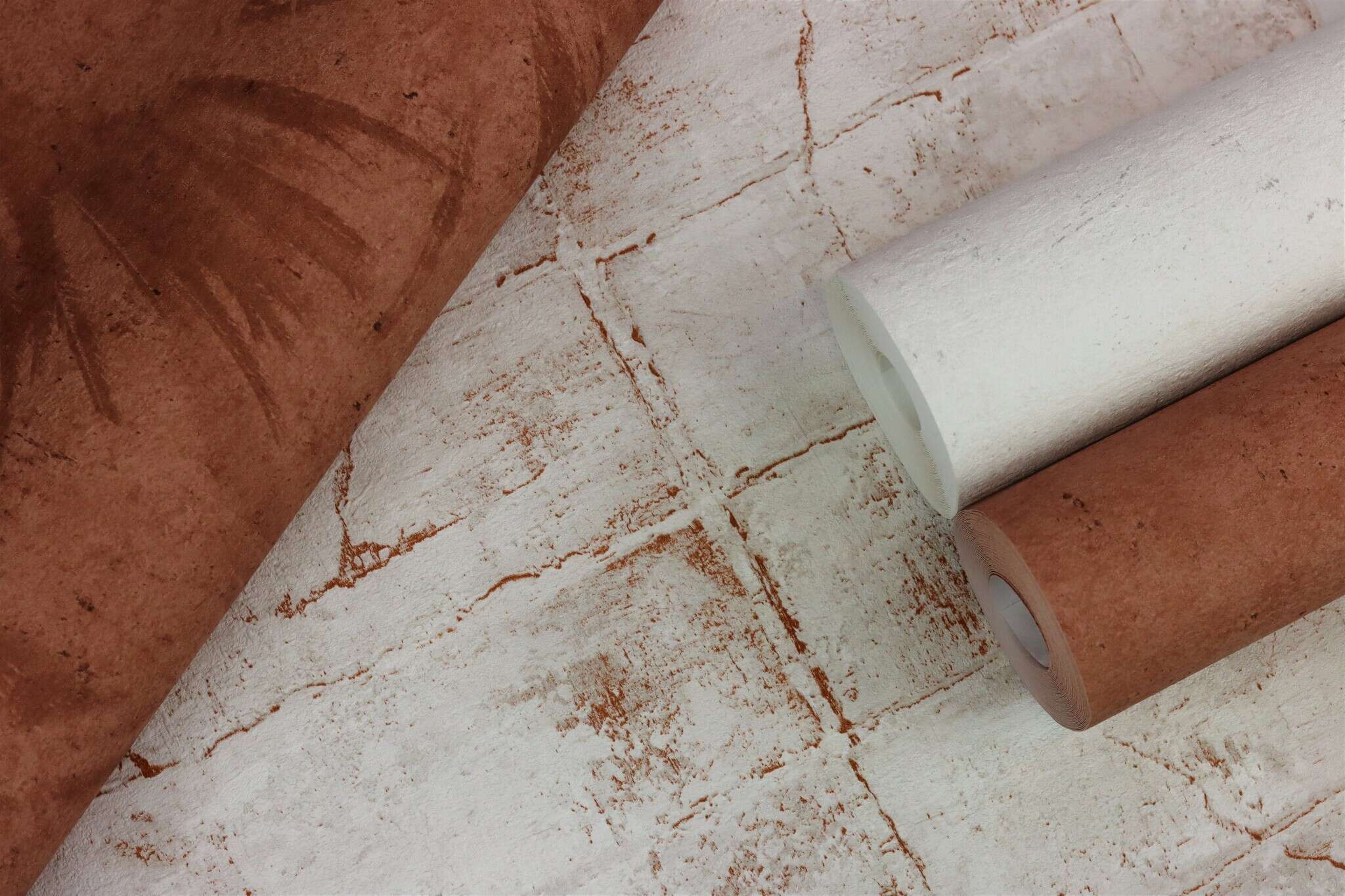 10-520828 Detailaufnahmen 6 Detailed image of Single-colour wallpaper with concrete look