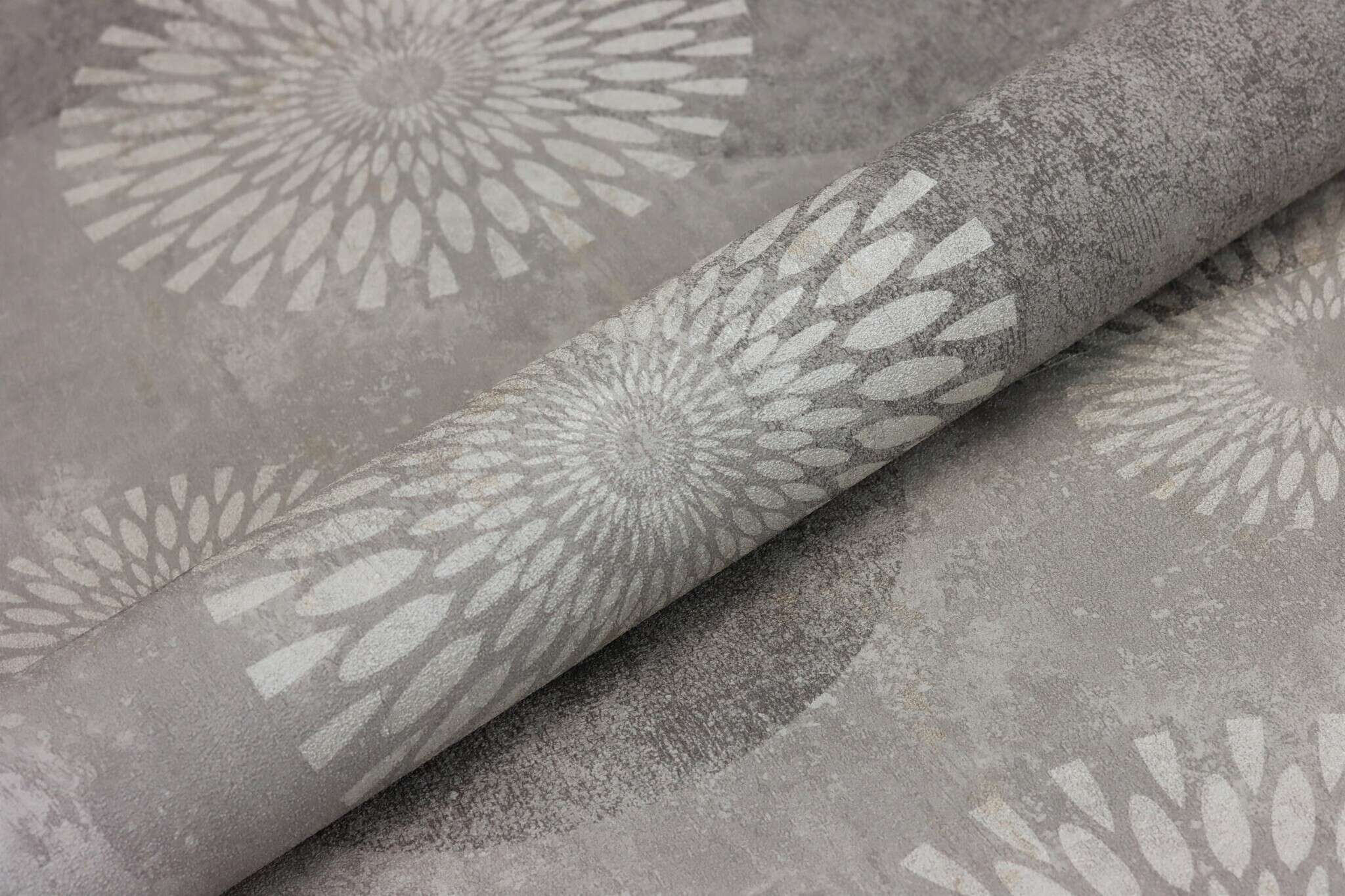 10-651713 Detailaufnahmen 13 Detailed image of Wallpaper with mandalas and floral elements